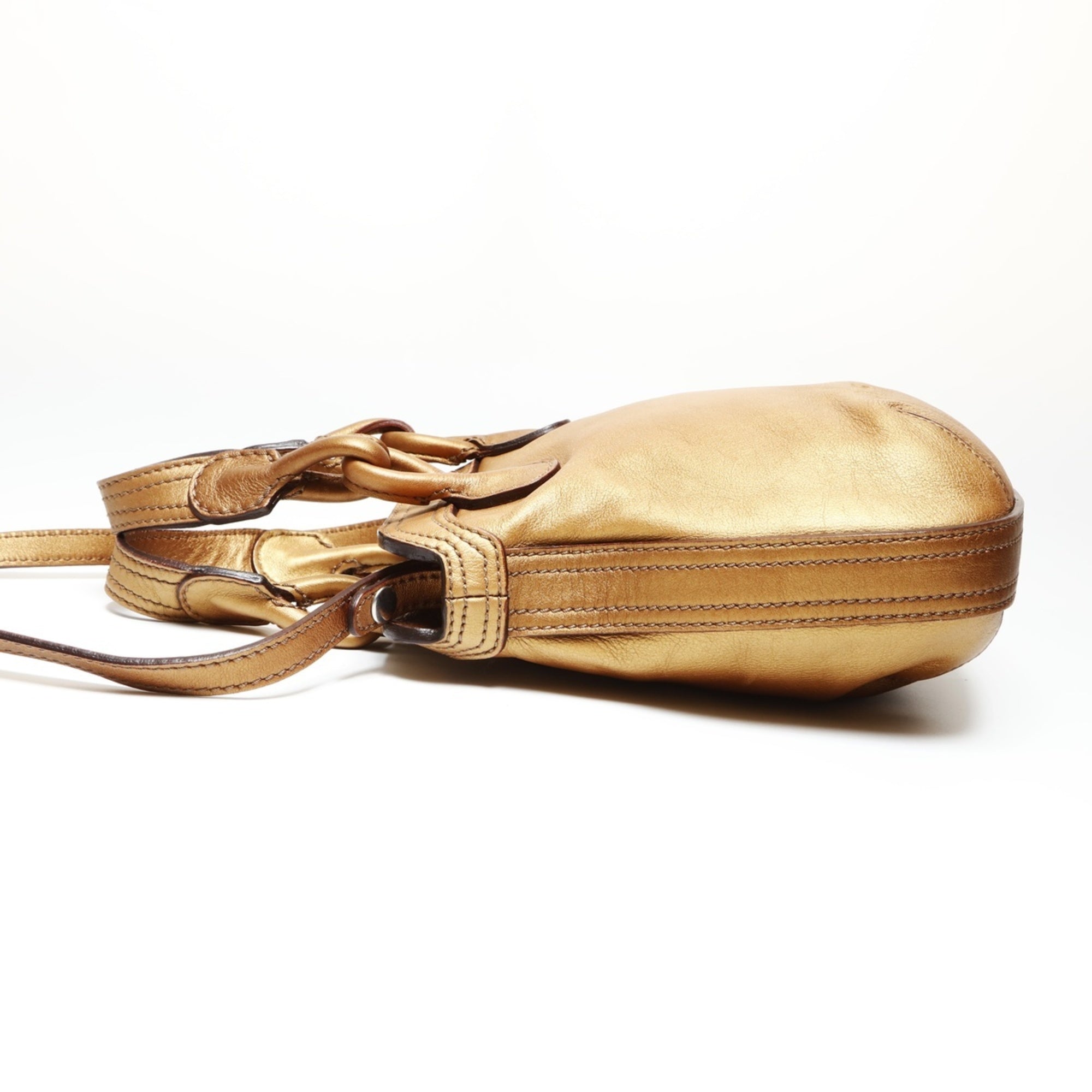 Loewe Gold Leather Tote Bag (Pre-Owned)