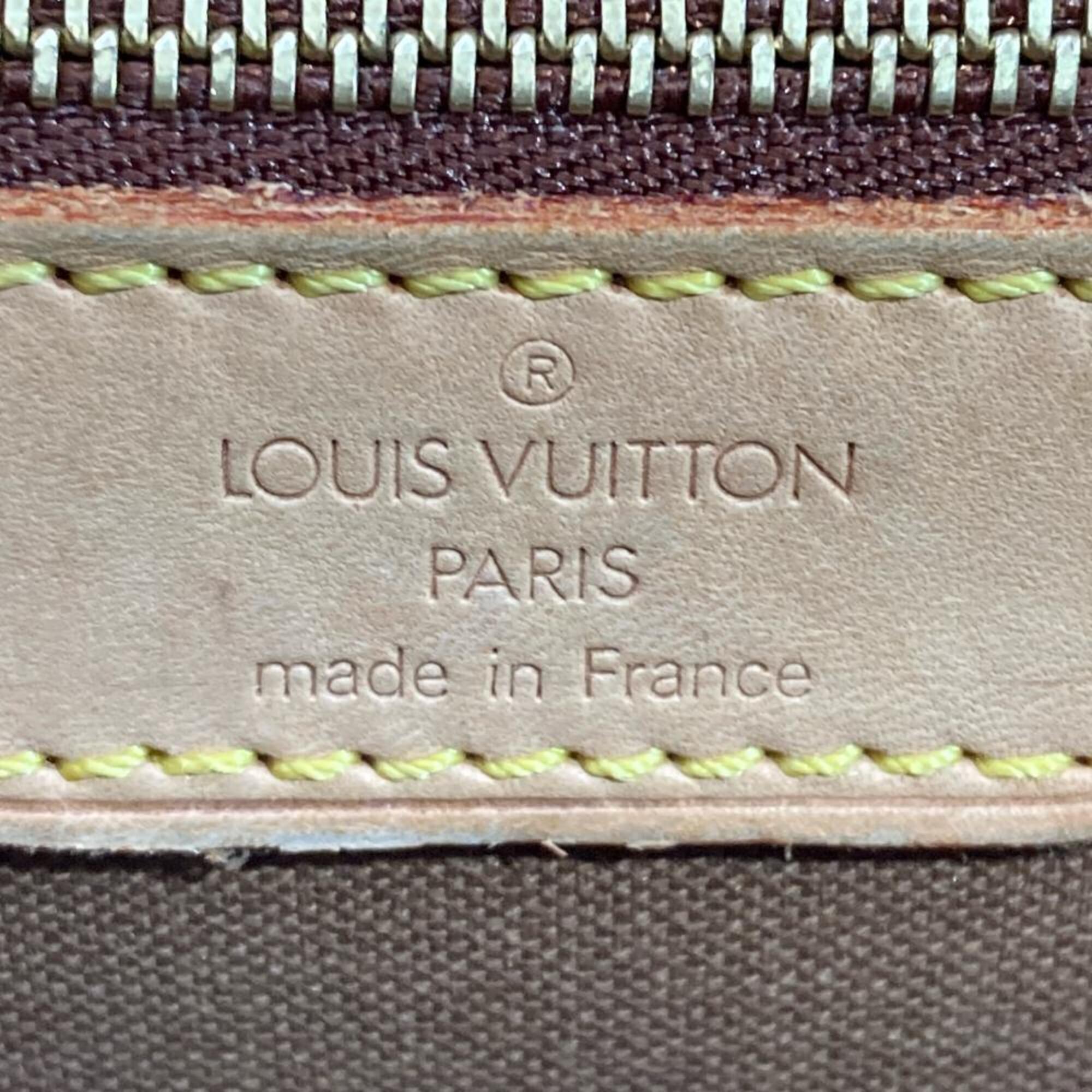 Louis Vuitton Brown Monogram Canvas Shoulder Bag (Pre-Owned)