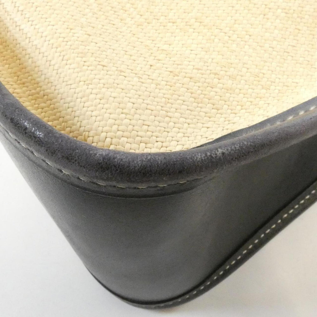 Hermes Blue Indigo Box Calf Leather Shoulder Bag (Pre-Owned)