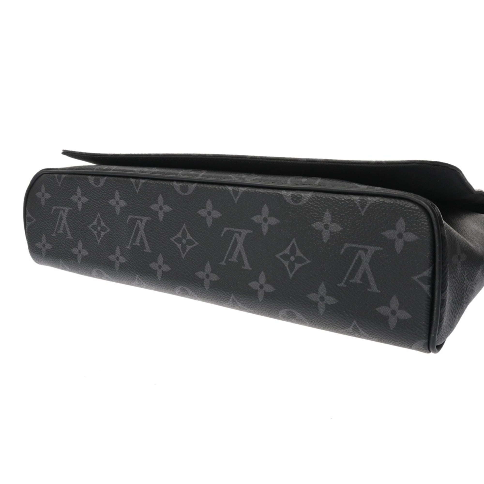 Louis Vuitton Black Monogram Canvas Shoulder Bag (Pre-Owned)