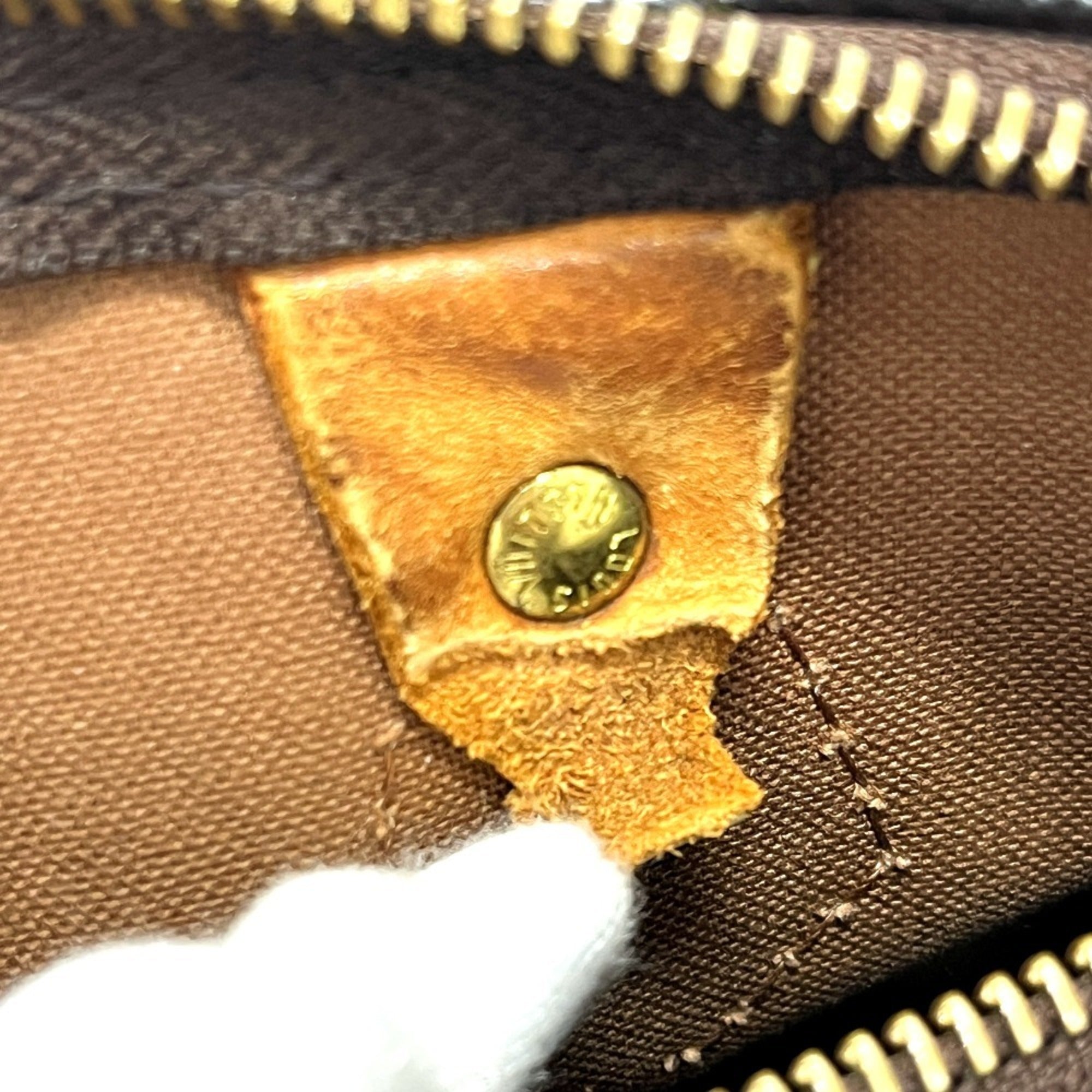 Louis Vuitton Brown Monogram Canvas Boston Bag Handbag (Pre-Owned)