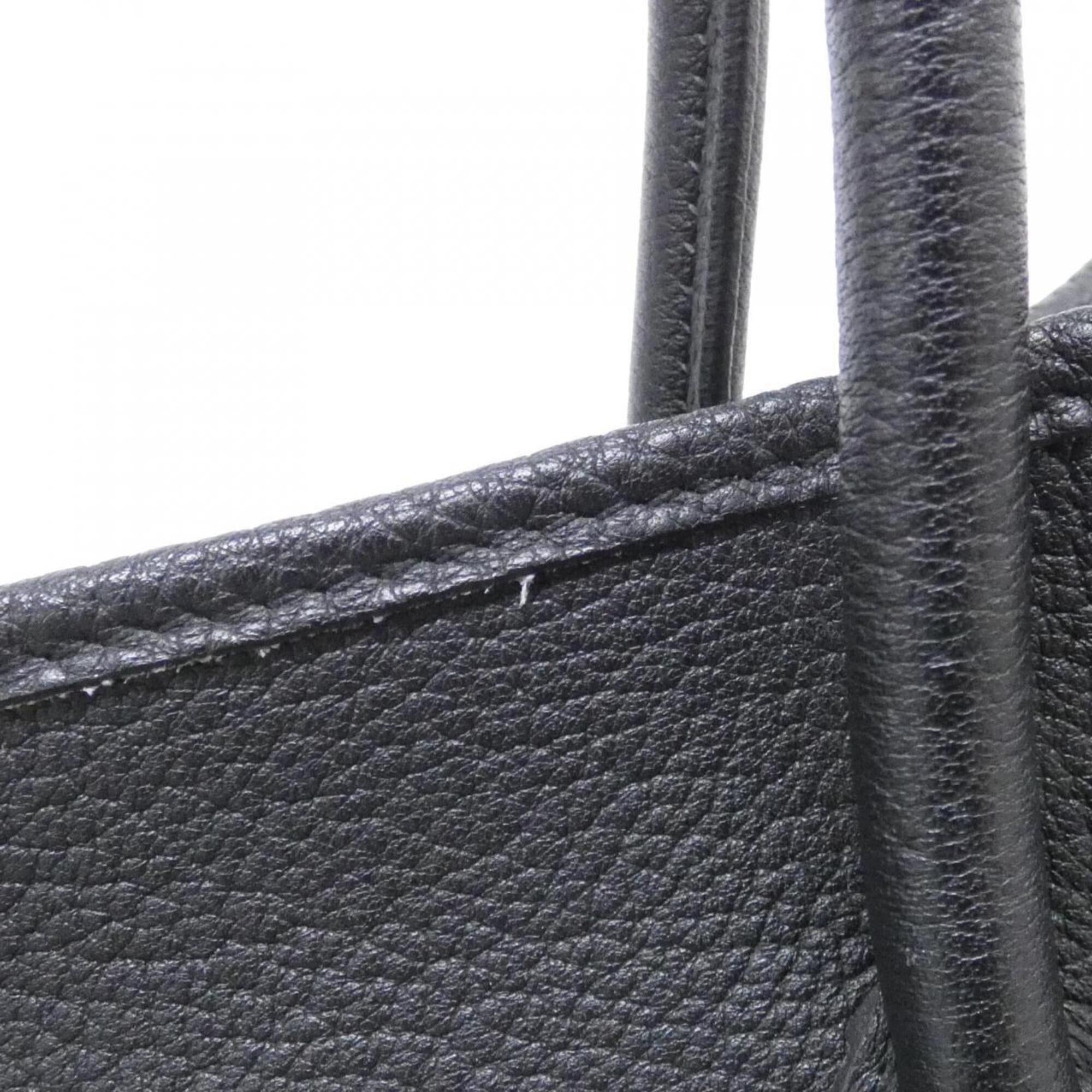 Hermes Black Negonda Leather Handbag (Pre-Owned)