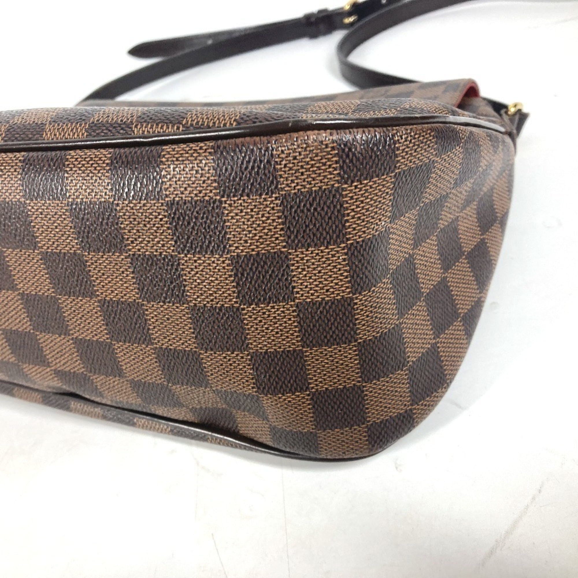 Louis Vuitton Brown Damier Canvas Ebene Damier Canvas Shoulder Bag (Pre-Owned)