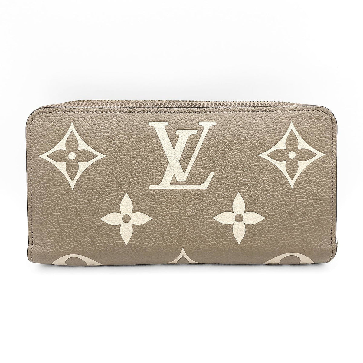 Louis Vuitton Beige Monogram Empreinte Long Wallet (Bi-Fold) (Pre-Owned)