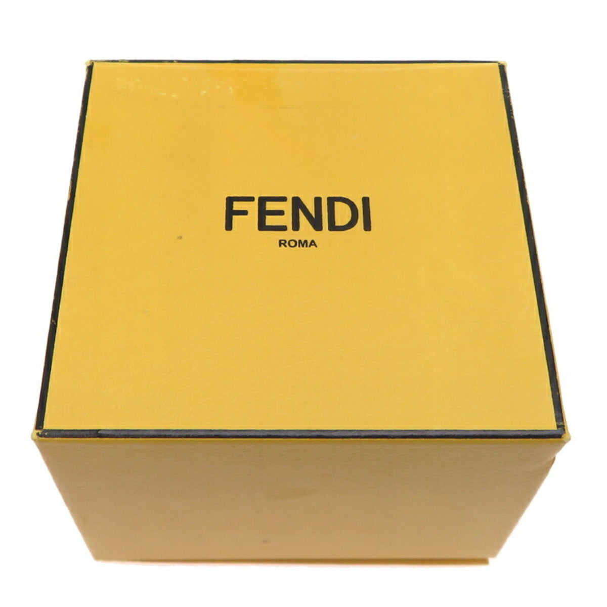Fendi Gold Plating Band Ring (Pre-Owned)