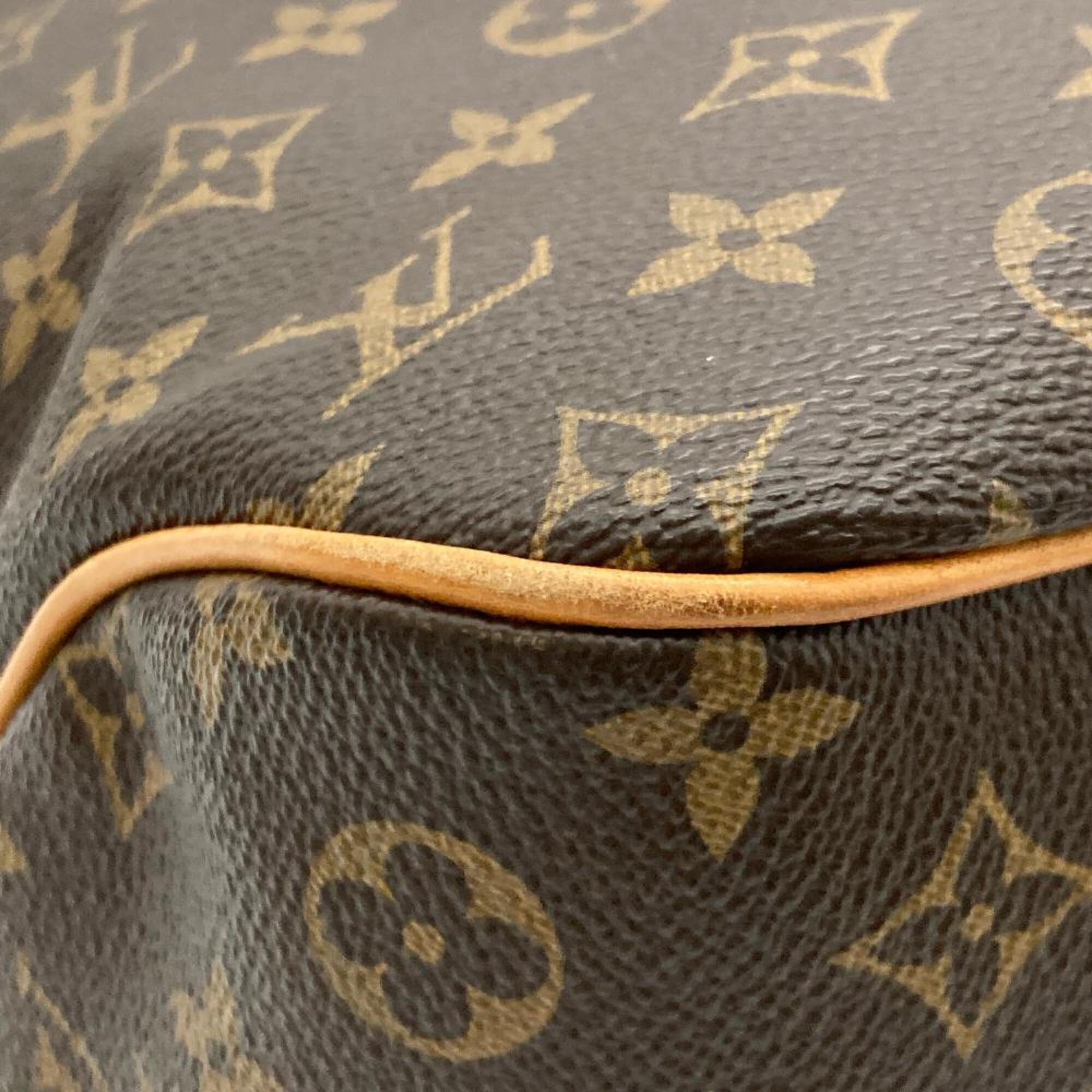 Louis Vuitton Brown Monogram Canvas Shoulder Bag (Pre-Owned)
