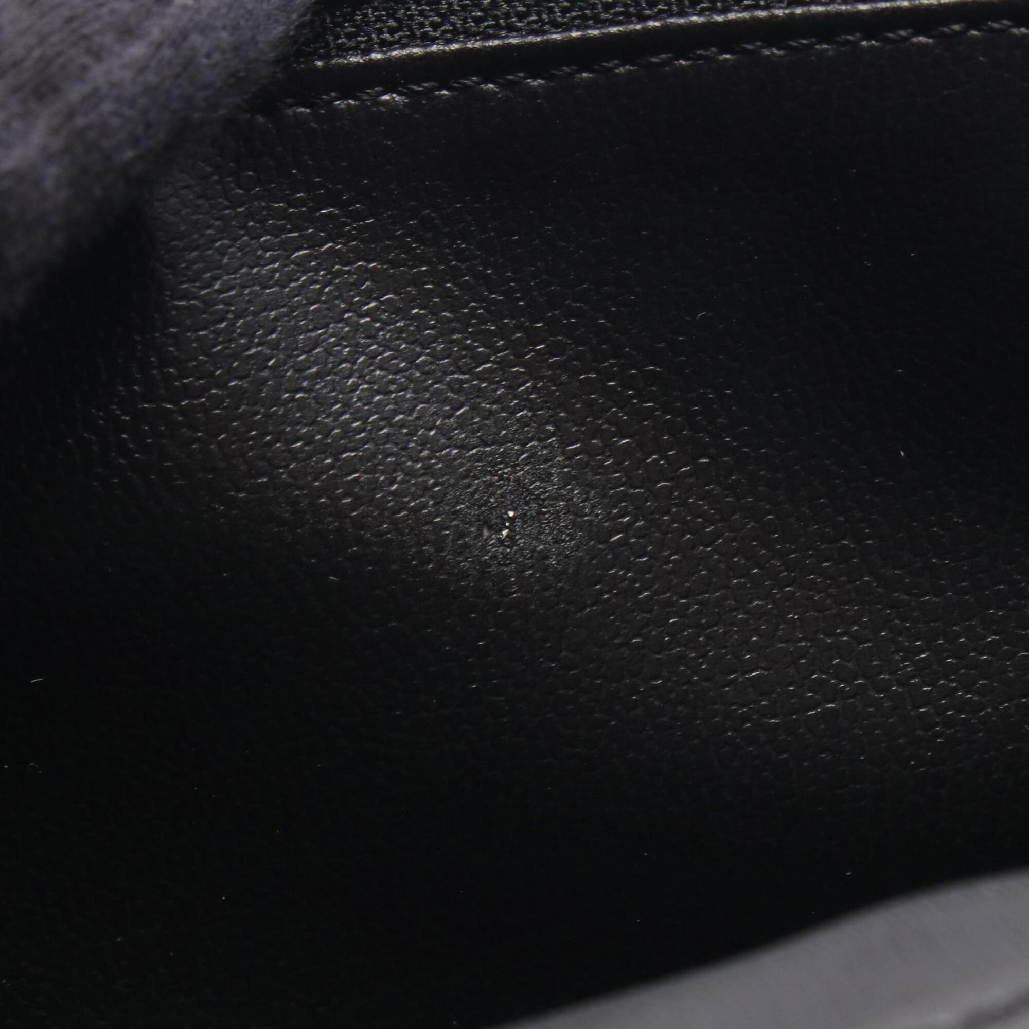 Celine Black Leather Long Wallet (Bi-Fold) (Pre-Owned)