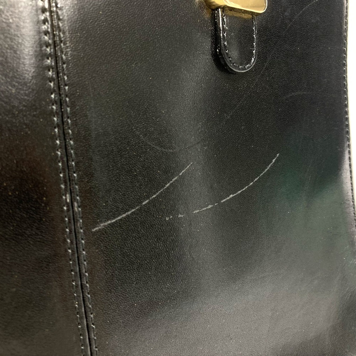 Bally Black Leather Tote Bag (Pre-Owned)