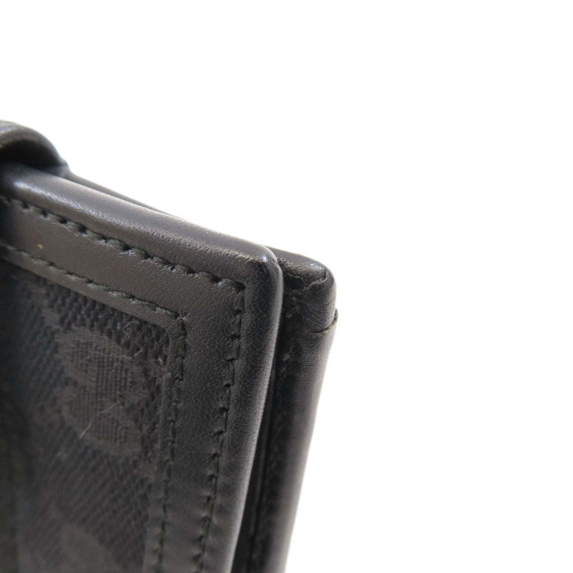 Gucci Black Canvas Leather Wallet (Bi-Fold) (Pre-Owned)