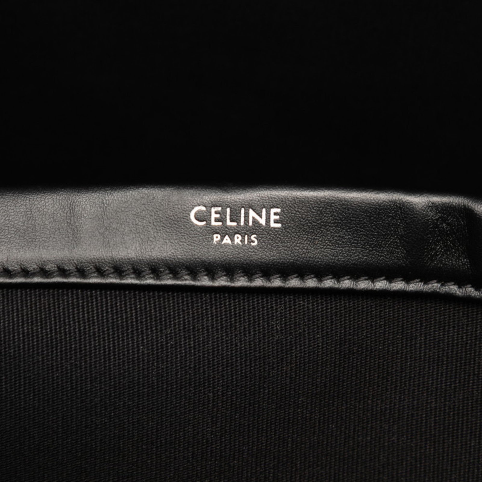 Celine Black Brown Pvc Leather Shoulder Bag Tote Bag (Pre-Owned)