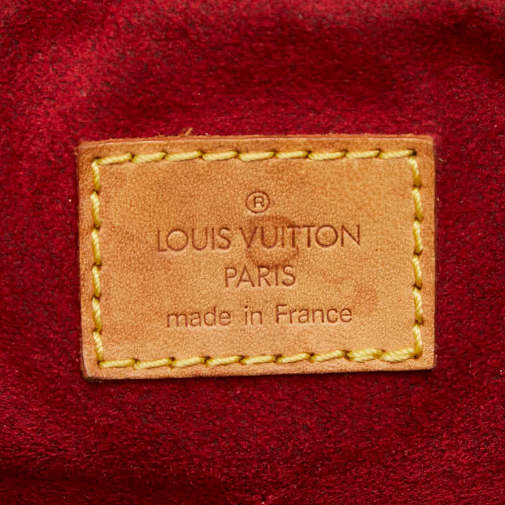 Louis Vuitton Brown Monogram Pvc Leather Shoulder Bag Tote Bag (Pre-Owned)