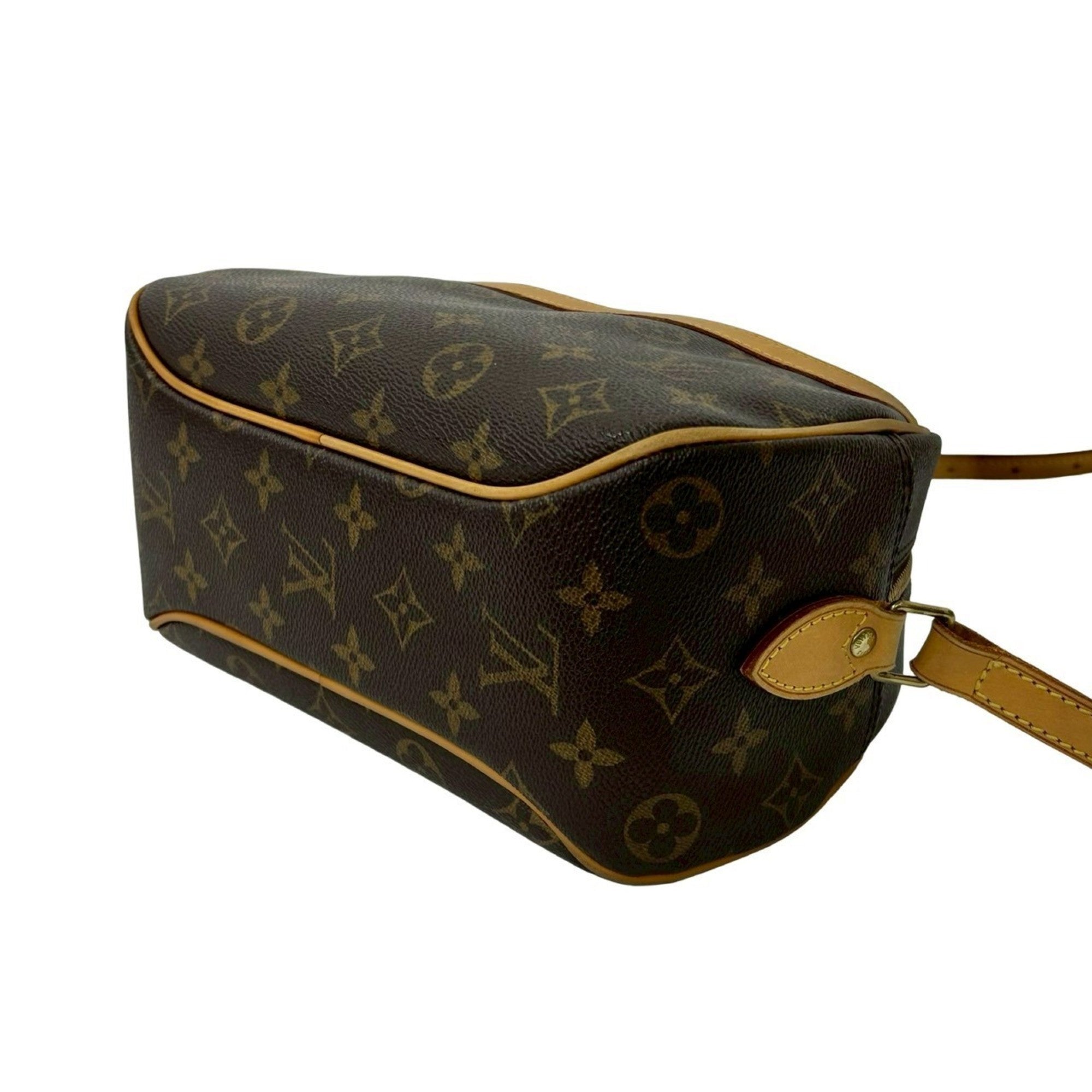 Louis Vuitton Brown Leather Pvc Pochette Shoulder Bag (Pre-Owned)