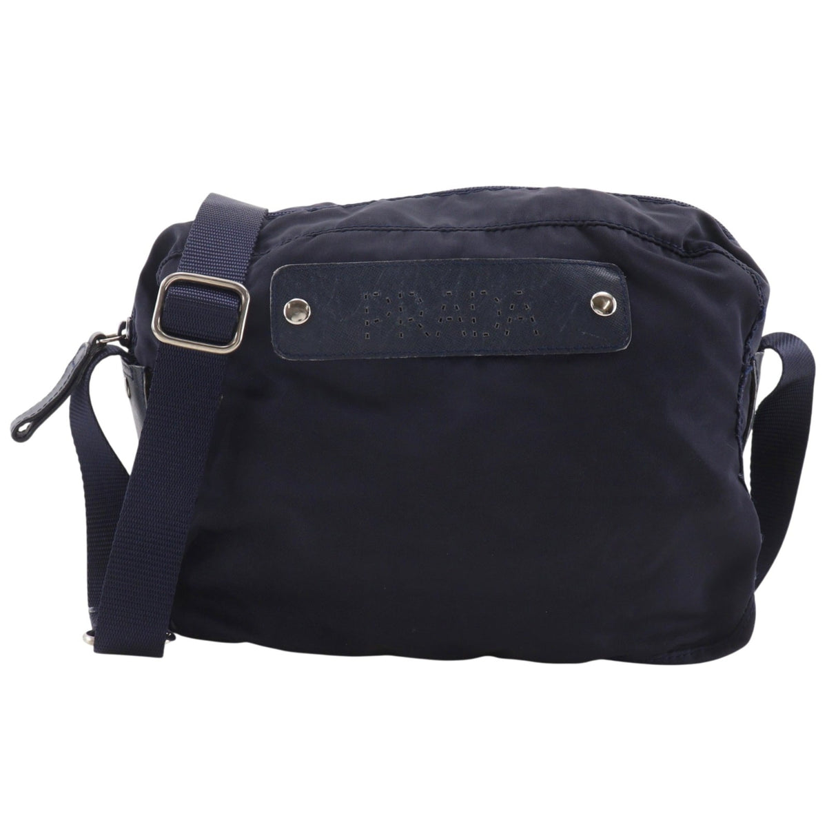 Prada Navy Nylon Shoulder Bag (Pre-Owned)