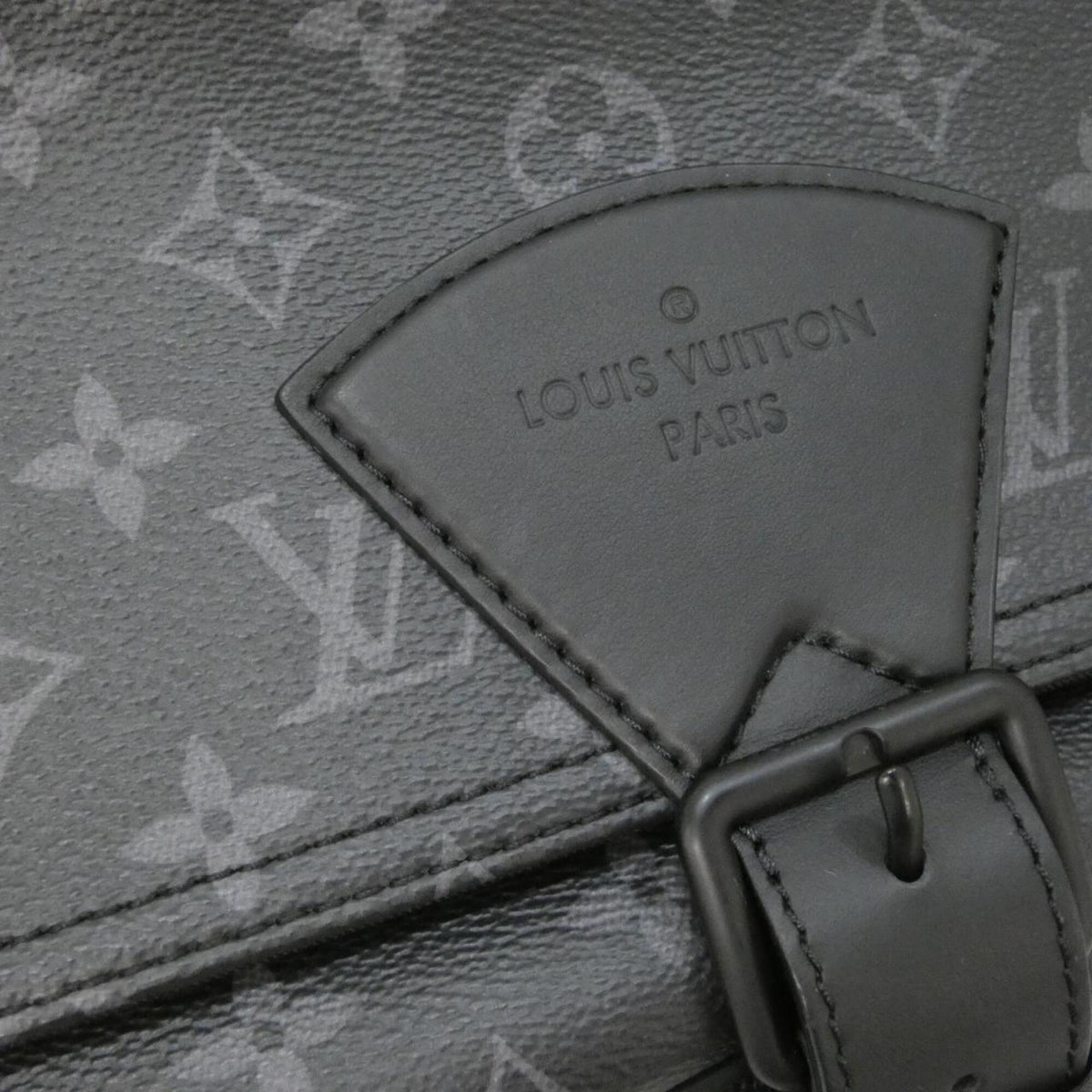 Louis Vuitton Black Coated Canvas Shoulder Bag (Pre-Owned)