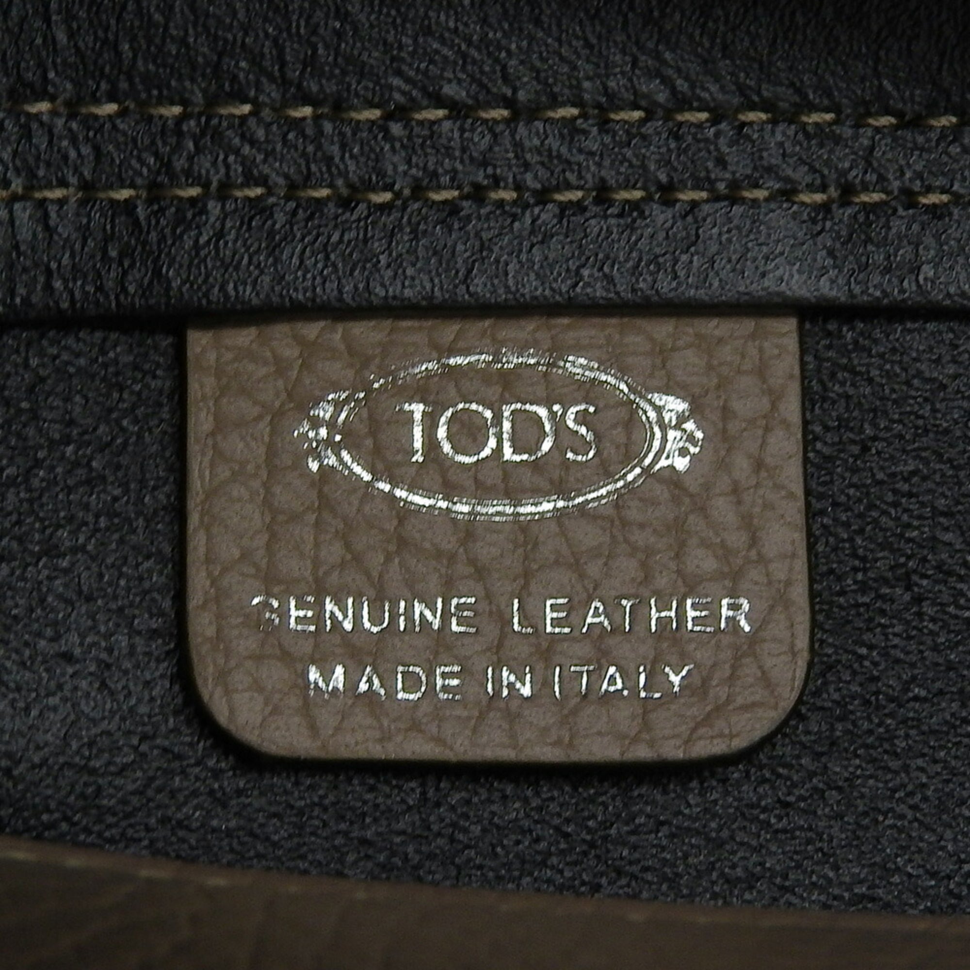 Tod's Beige Leather Handbag (Pre-Owned)
