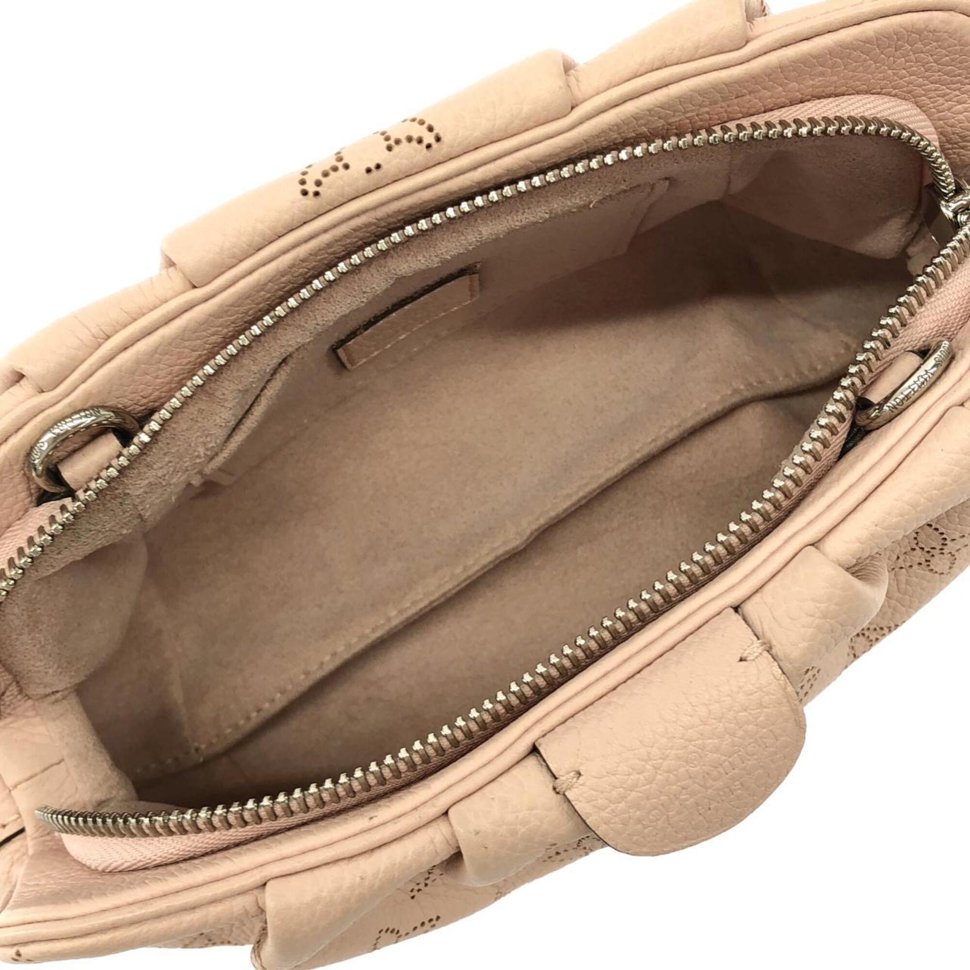 Louis Vuitton Beige Pink Magnolia Leather Shoulder Bag (Pre-Owned)