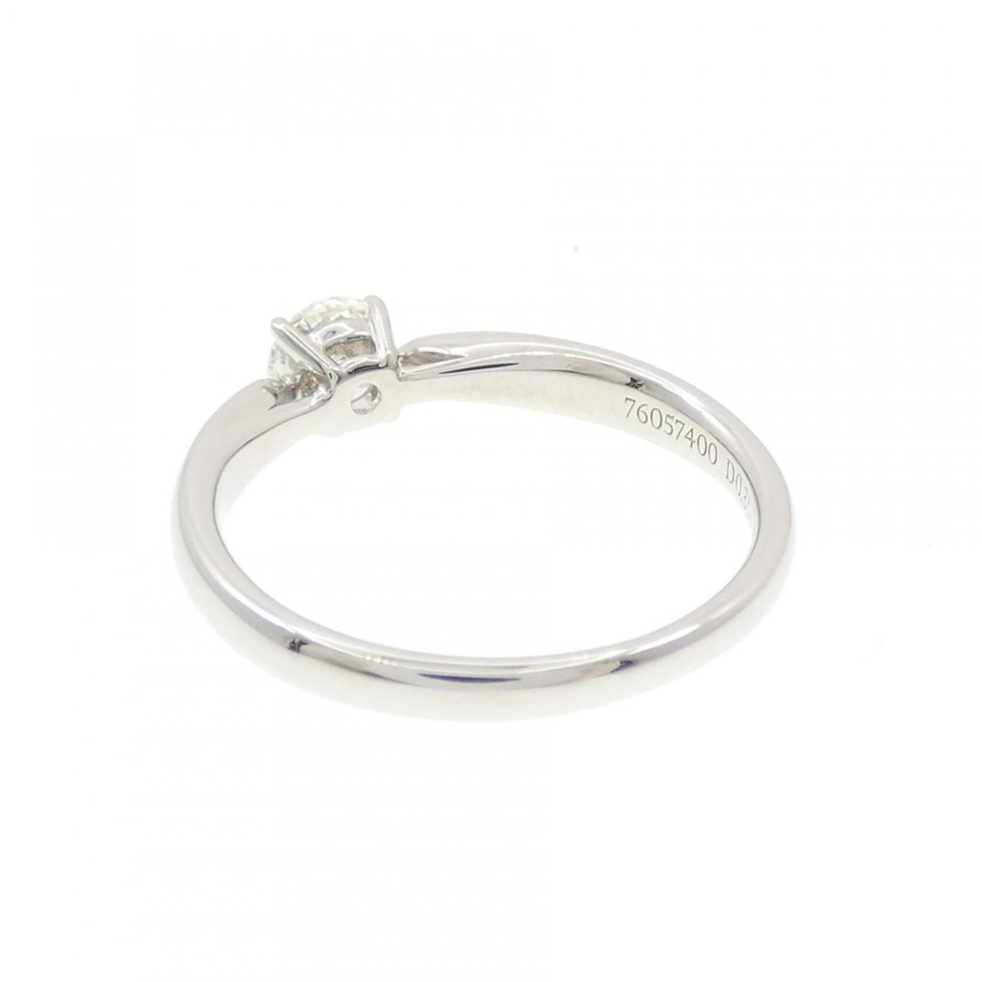 Tiffany Platinum Platinum 950 Band Ring (Pre-Owned)