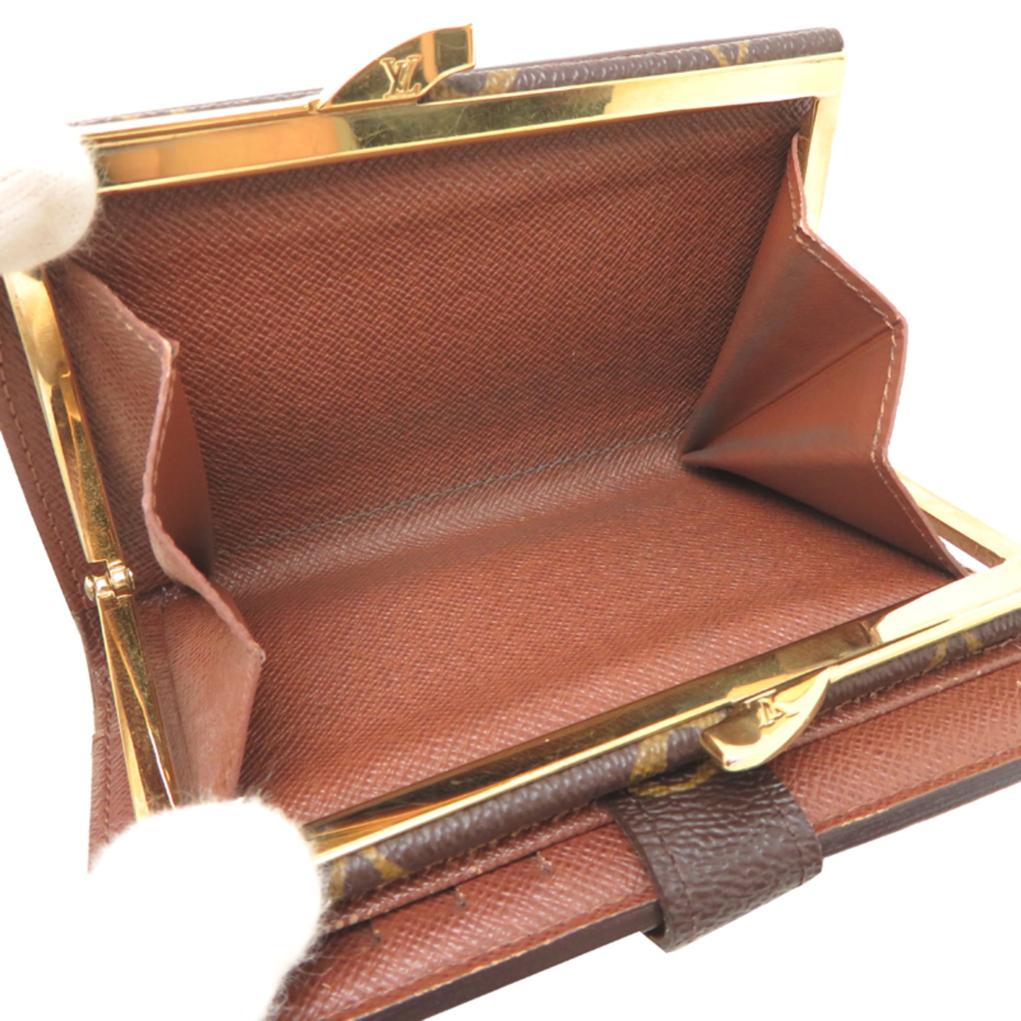 Louis Vuitton Brown Monogram Wallet (Bi-Fold) (Pre-Owned)