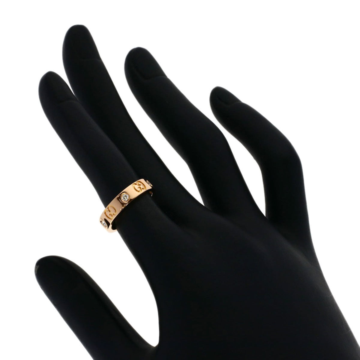 Gucci Icon Pink Gold (18K) Band Ring (Pre-Owned)