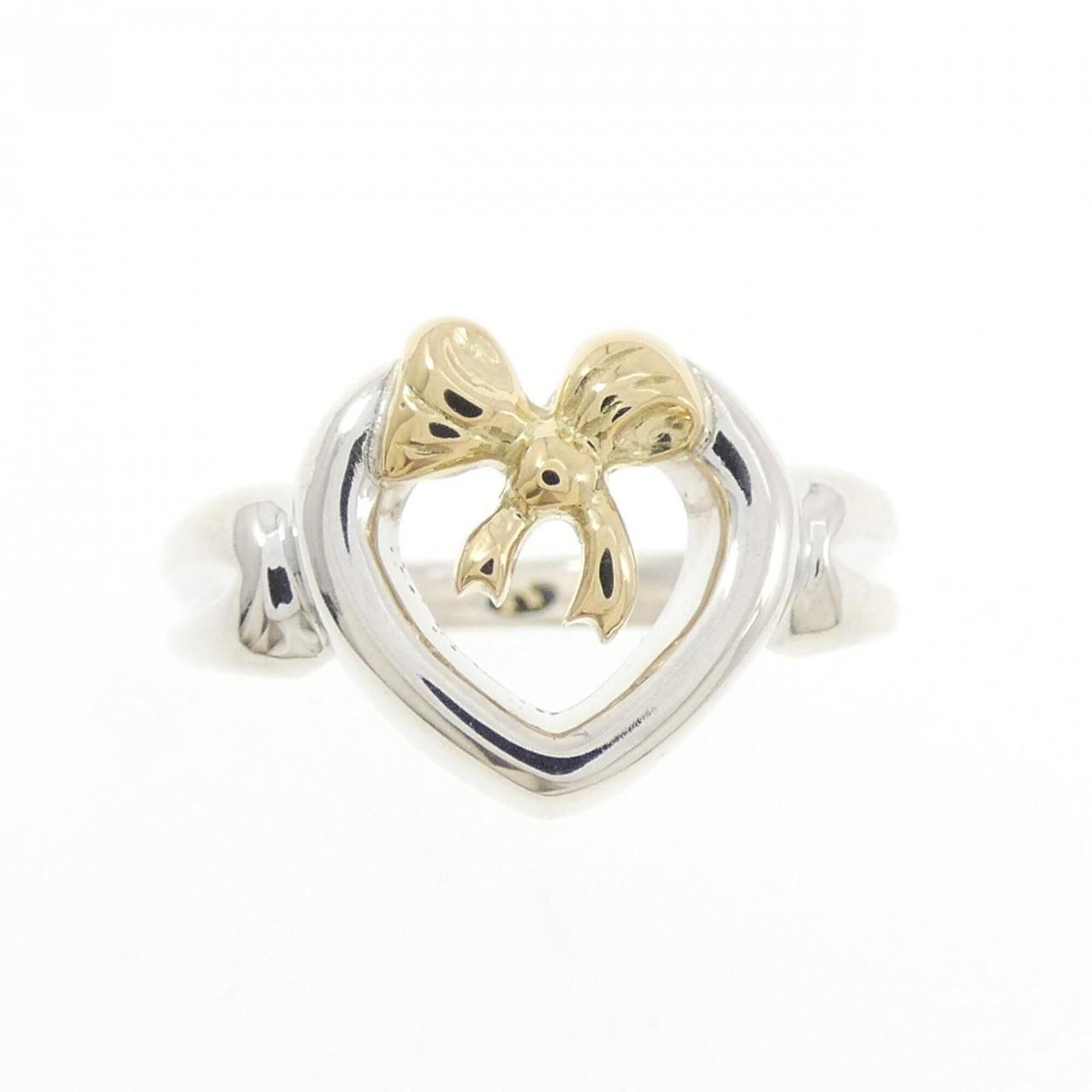 Tiffany Yellow Gold (18K) Silver 925 Band Ring (Pre-Owned)