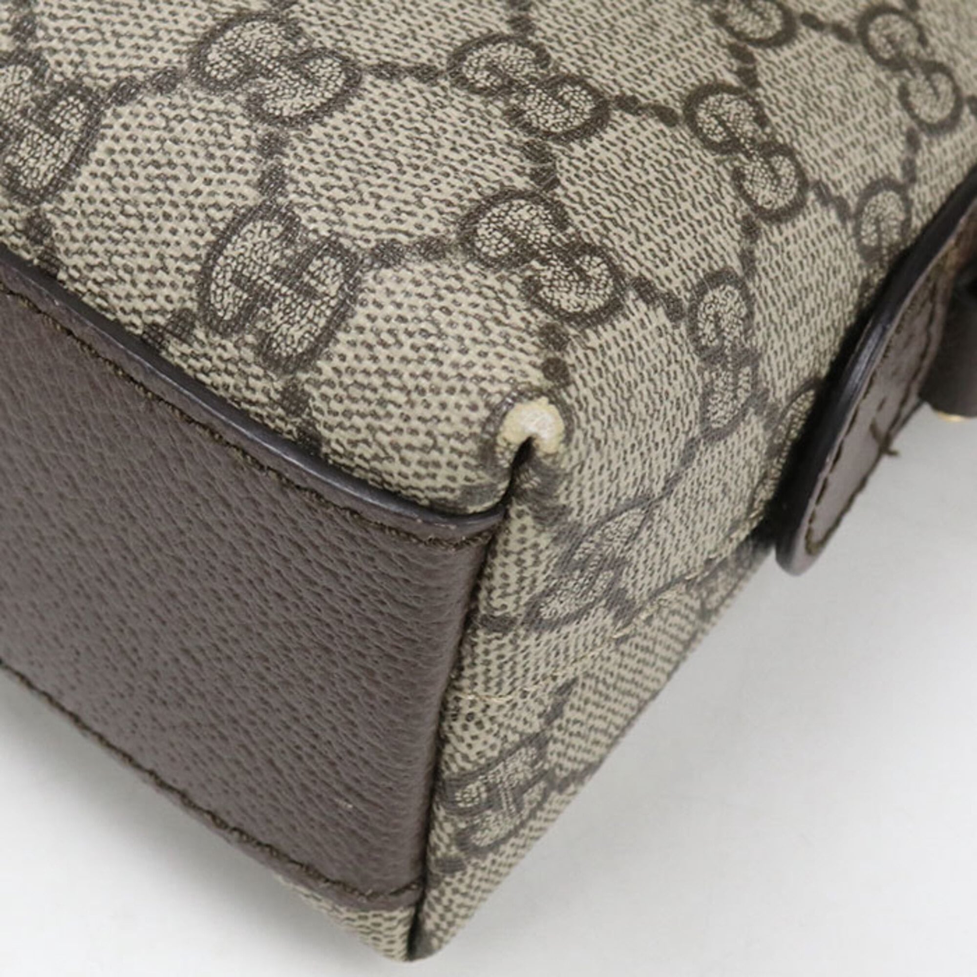 Gucci Beige Gg Supreme Shoulder Bag (Pre-Owned)