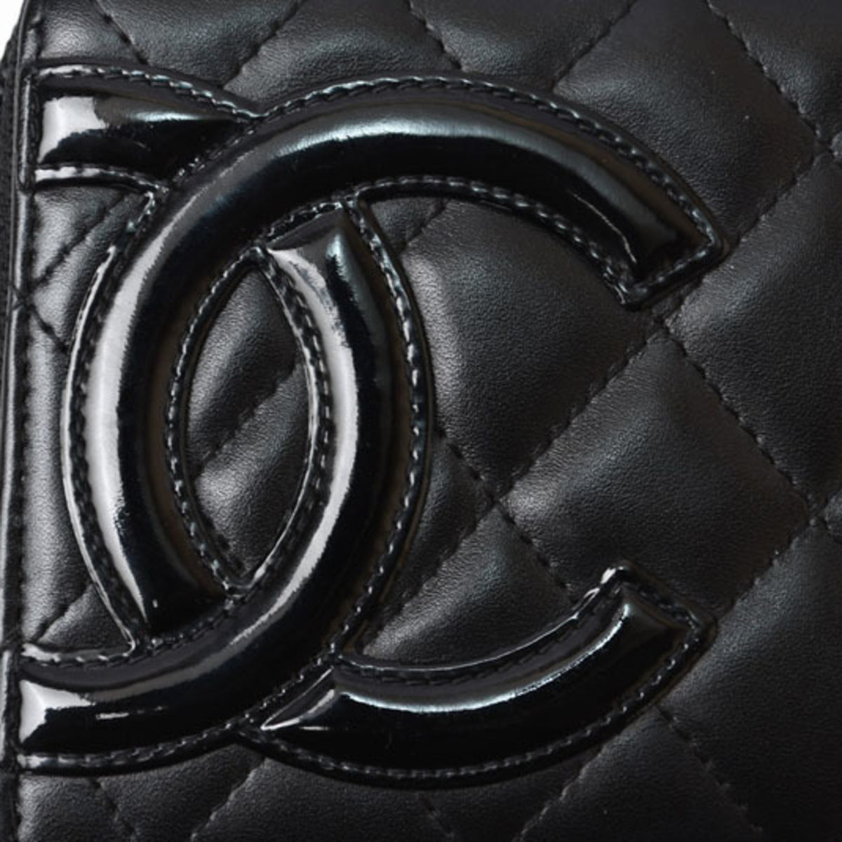 Chanel Black Cambon Ligne Long Wallet (Bi-Fold) (Pre-Owned)
