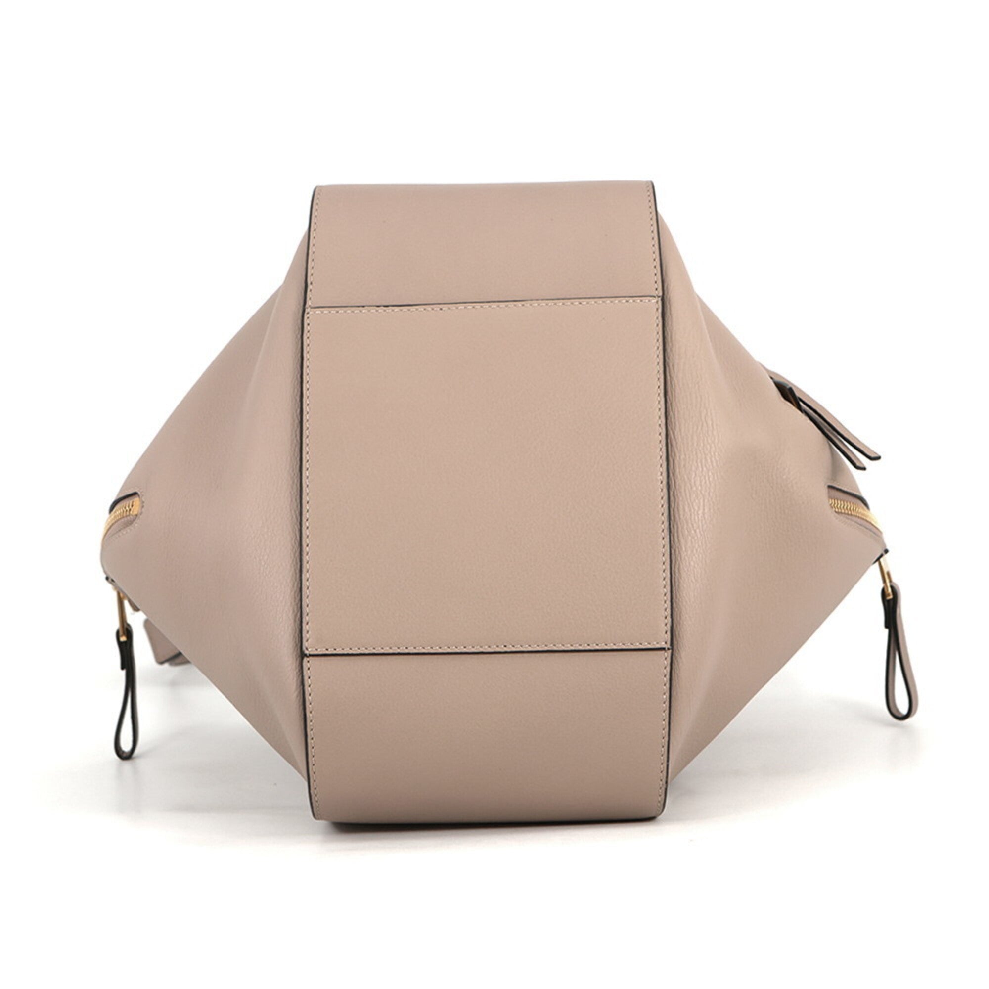Loewe Hammock Beige Leather Handbag Shoulder Bag (Pre-Owned)