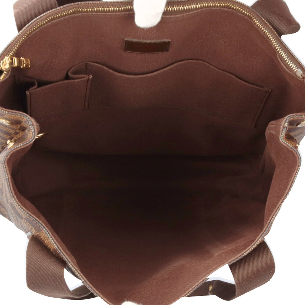 Louis Vuitton Brown Damier Canvas Handbag Tote Bag (Pre-Owned)