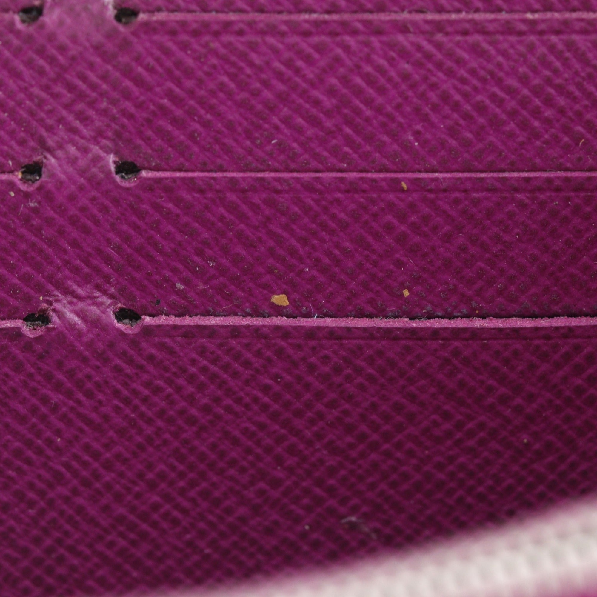 Louis Vuitton Epi Cassis Purple Epi Leather Long Wallet (Bi-Fold) (Pre-Owned)