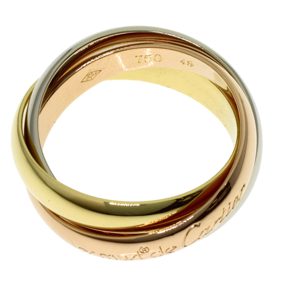 Cartier Yellow Gold (18K) Pink Gold (18K) White Gold (18K) Band Ring (Pre-Owned)