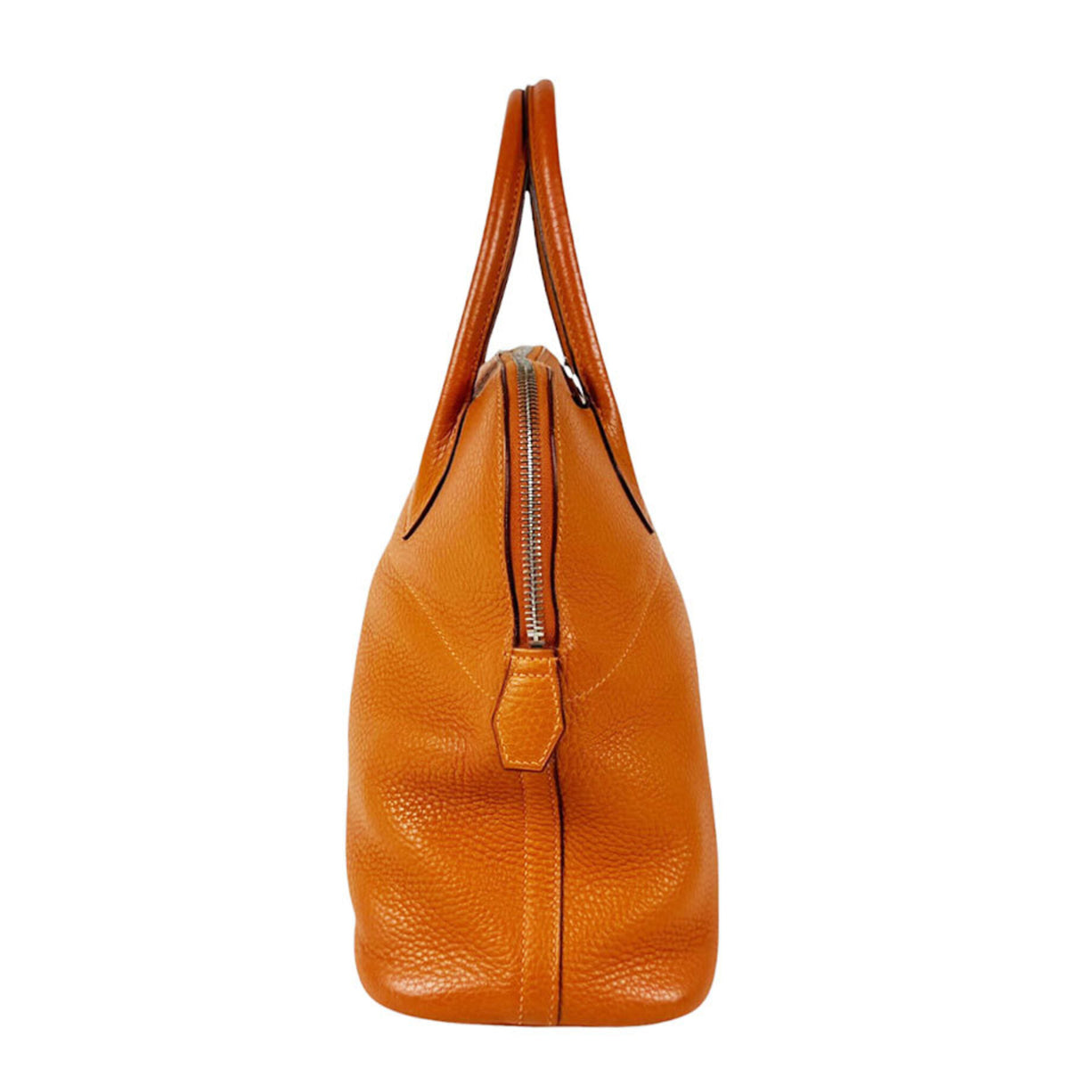 Hermes Orange Taurillon Clemence Leather Handbag Shoulder Bag (Pre-Owned)