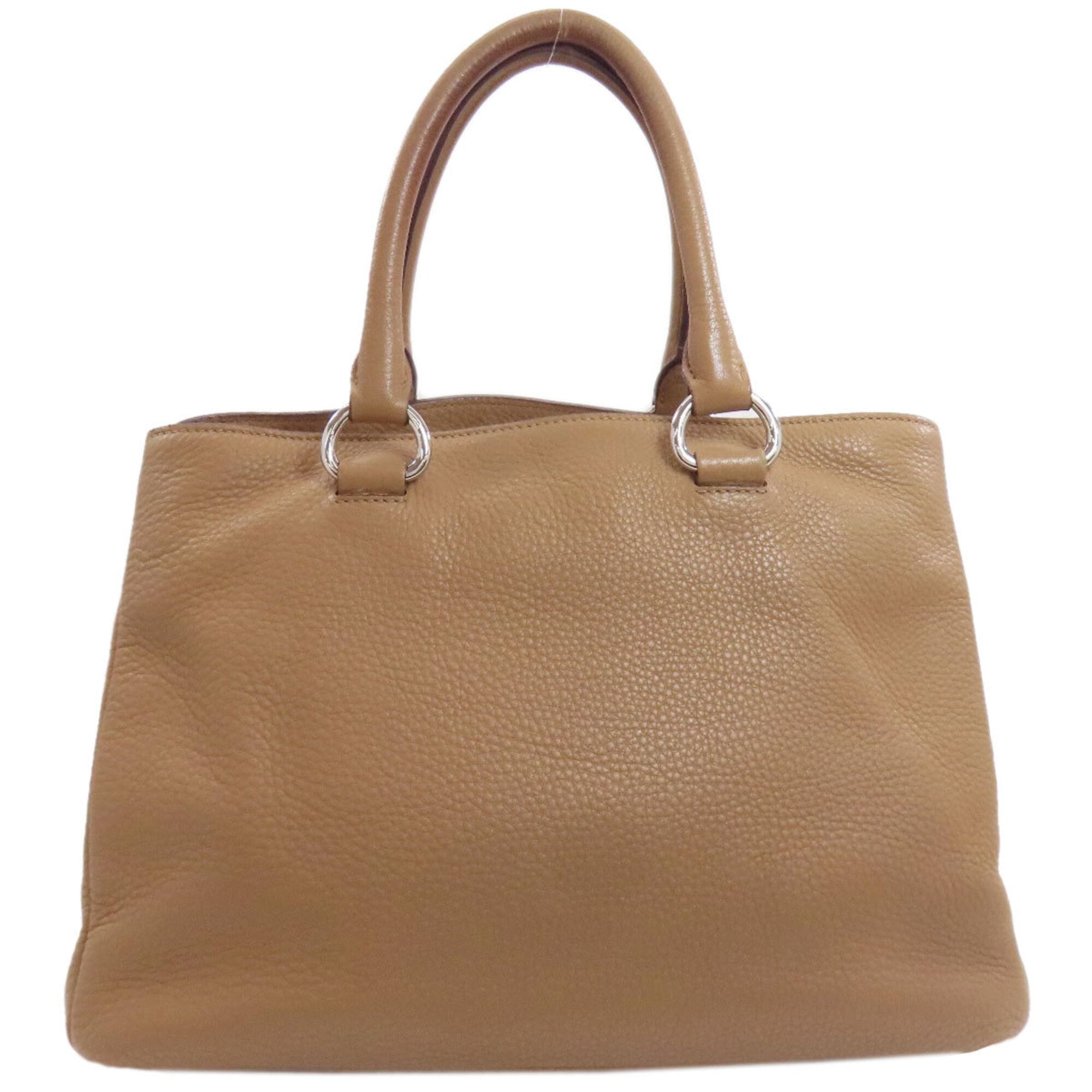 Prada Brown Leather Handbag (Pre-Owned)