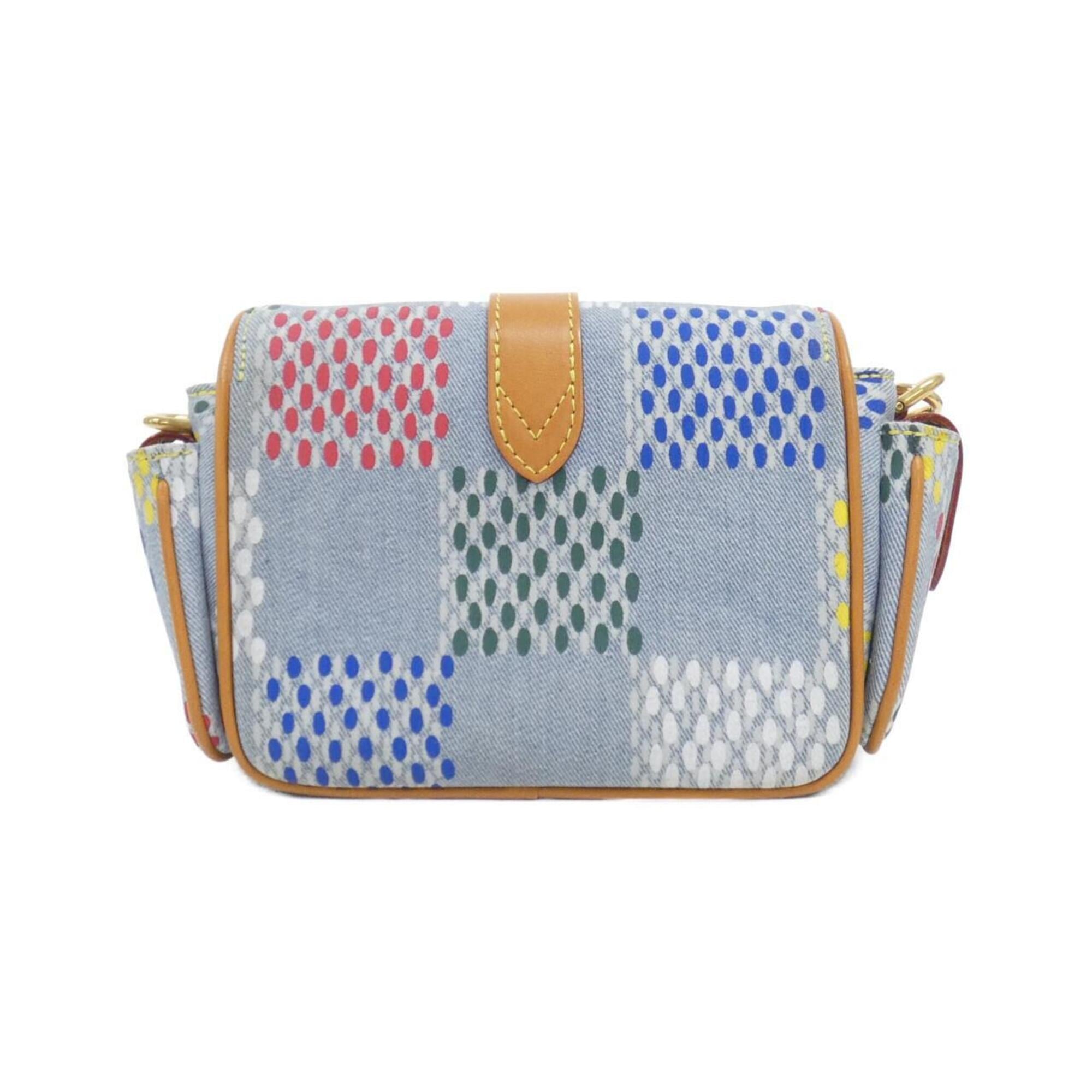 Louis Vuitton Multi-Color Denim Shoulder Bag (Pre-Owned)