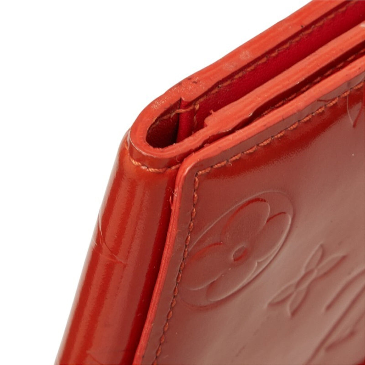 Louis Vuitton Orange Leather Pochette Shoulder Bag (Pre-Owned)