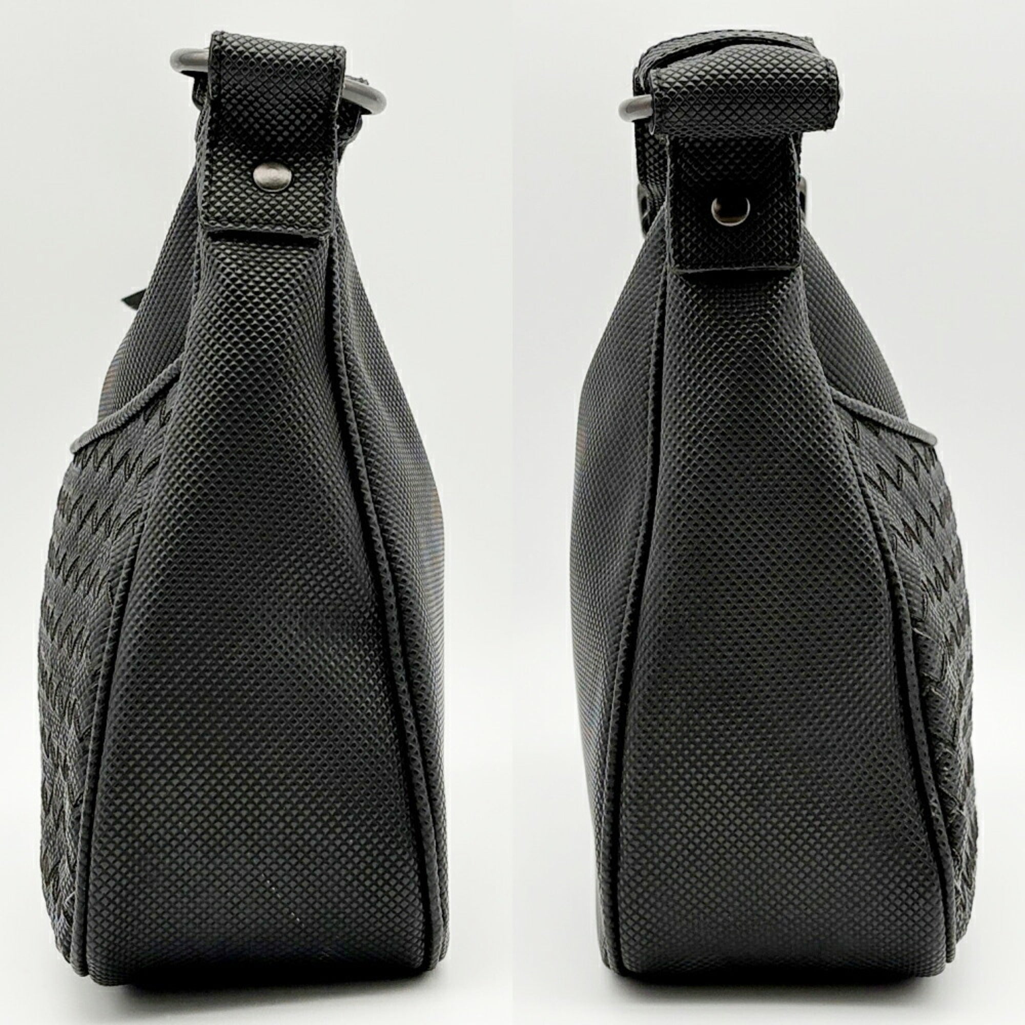 Bottega Veneta Black Pvc Shoulder Bag (Pre-Owned)