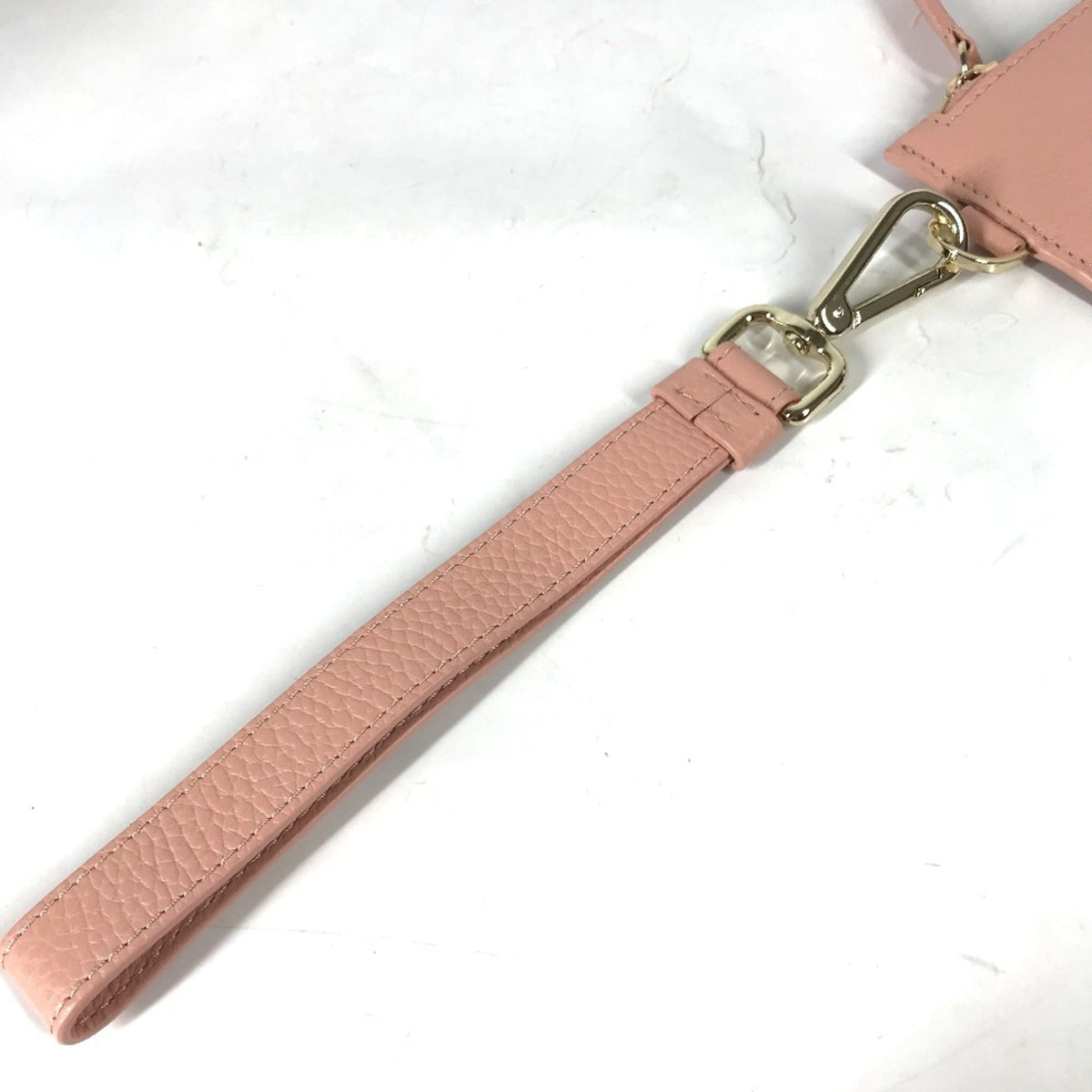 Versace Pink Leather Clutch Bag Pouch (Pre-Owned)