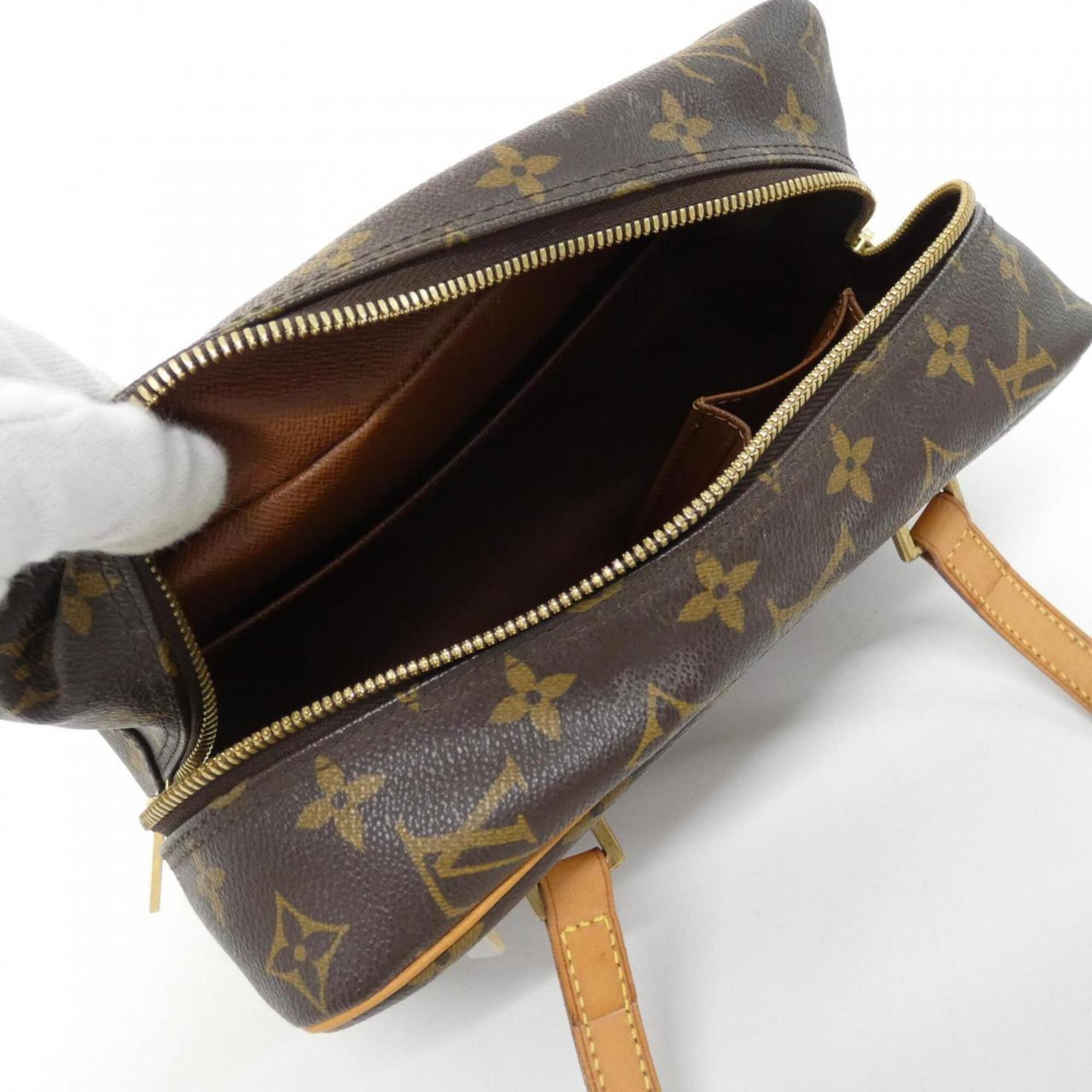 Louis Vuitton Brown Coated Canvas Shoulder Bag (Pre-Owned)