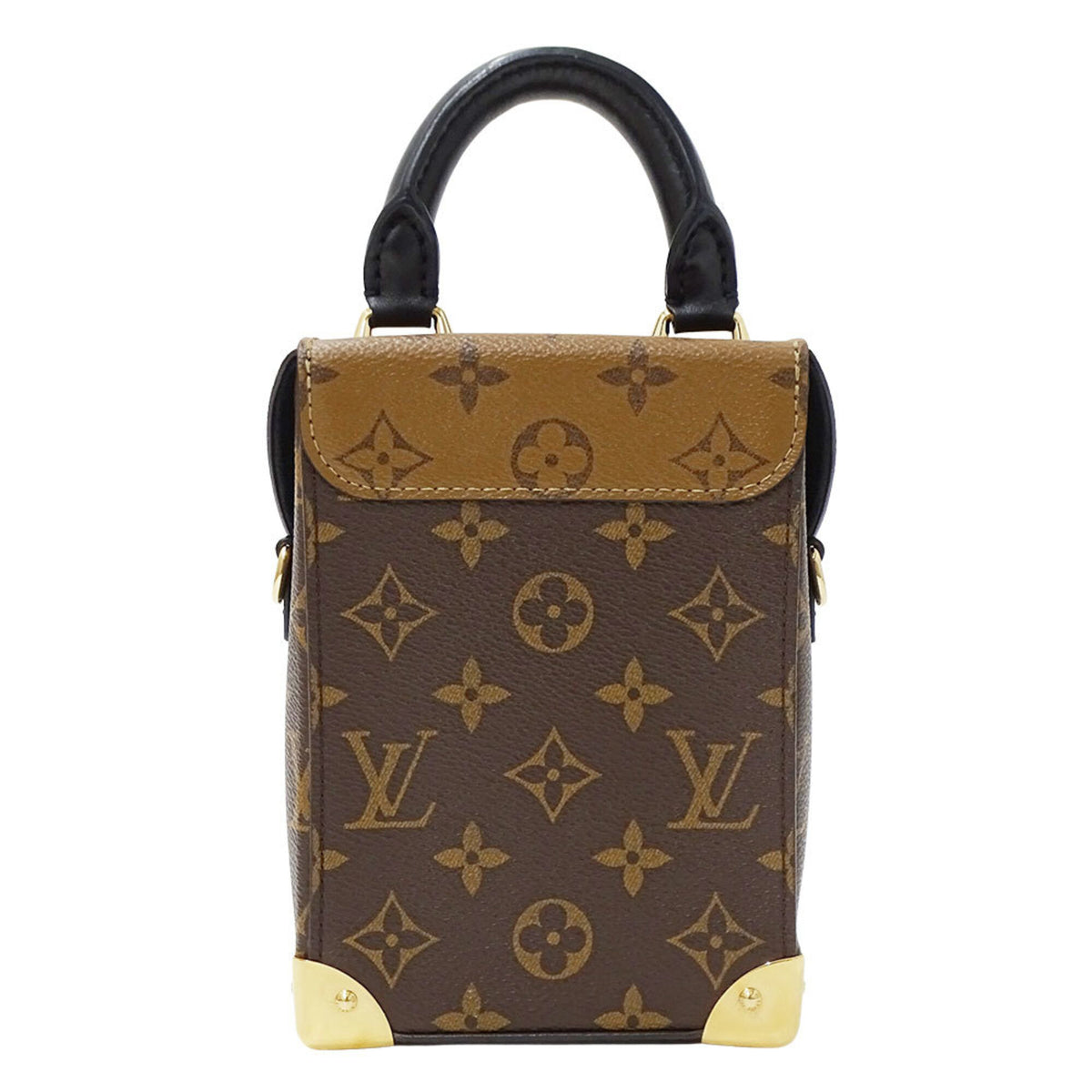 Louis Vuitton Brown Monogram Handbag Shoulder Bag (Pre-Owned)
