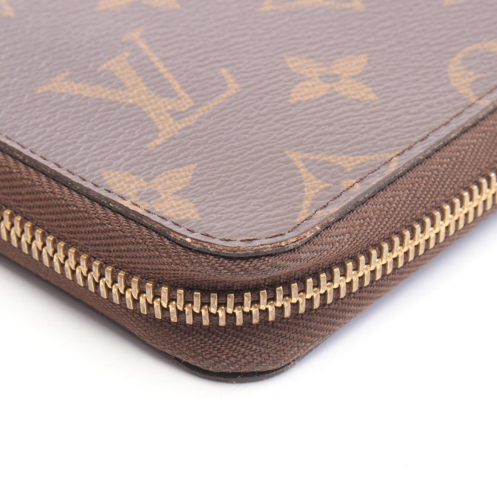 Louis Vuitton Brown Pvc Long Wallet (Bi-Fold) (Pre-Owned)