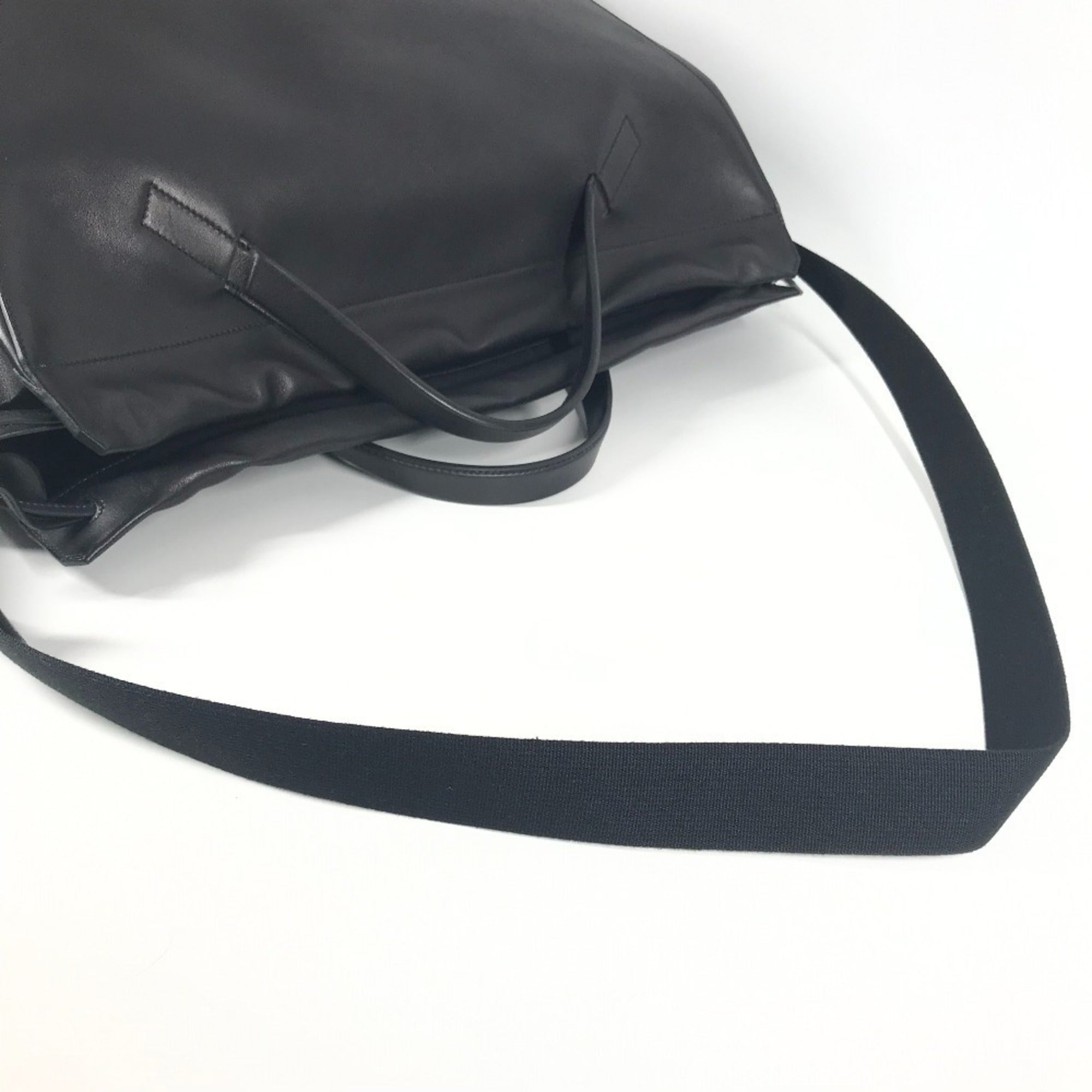 Hermes Black Swift Leather Boston Bag Handbag Shoulder Bag (Pre-Owned)