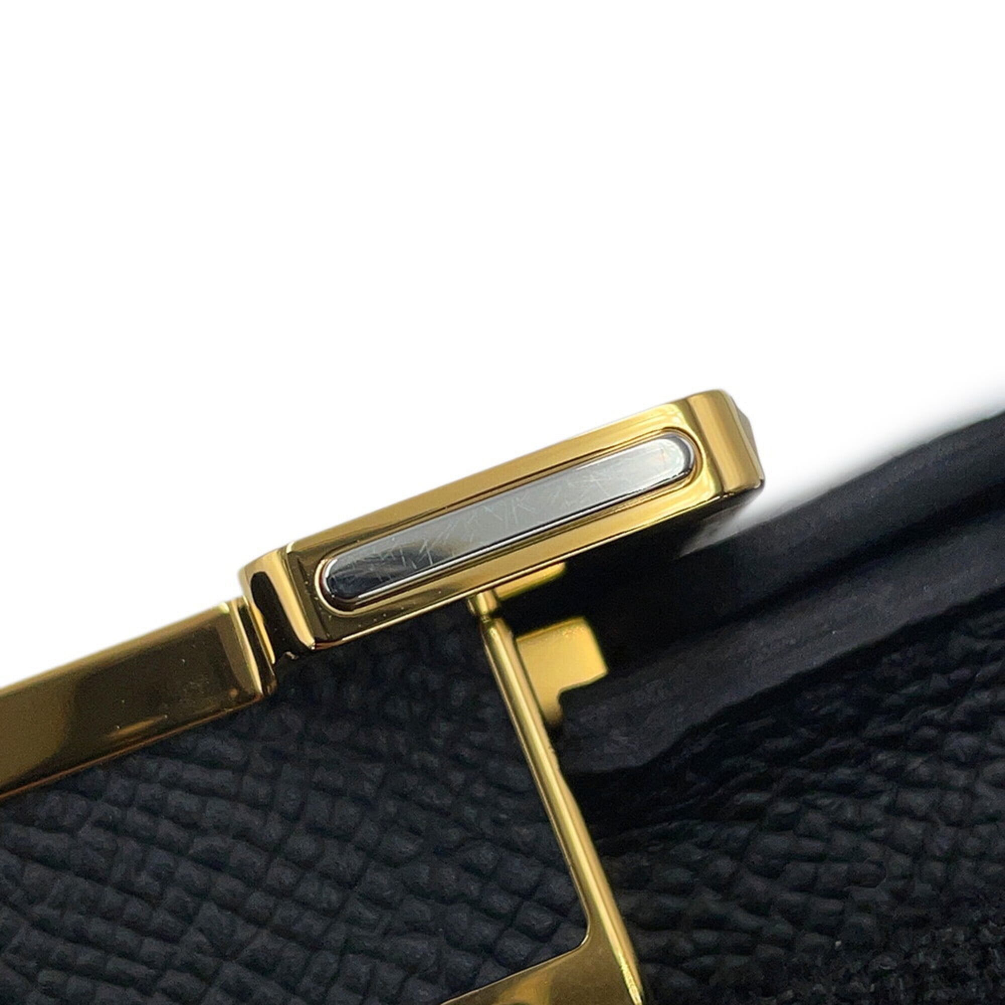 Hermes Black Epsom Leather Shoulder Bag (Pre-Owned)