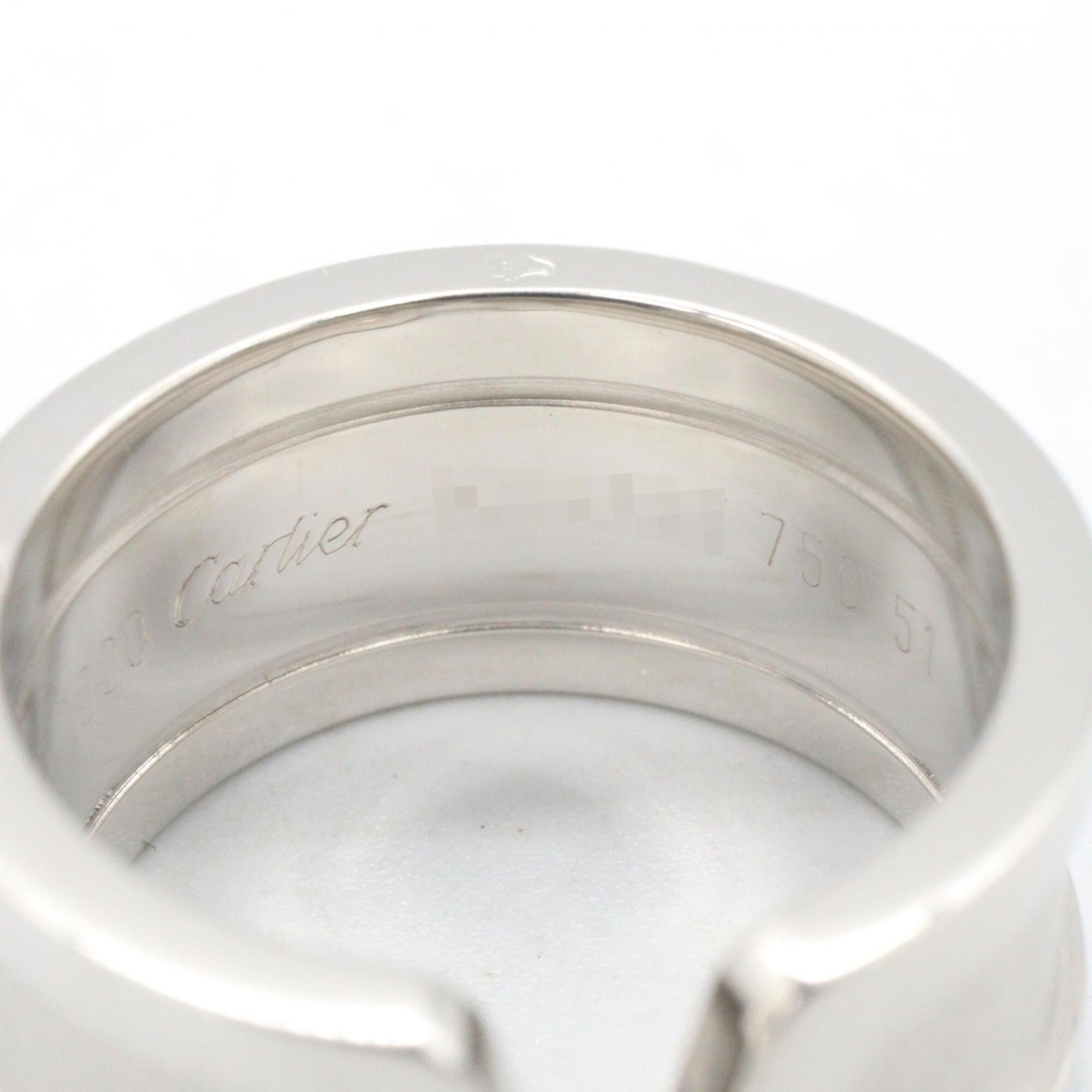 Cartier White Gold White Gold (18K) Band Ring (Pre-Owned)