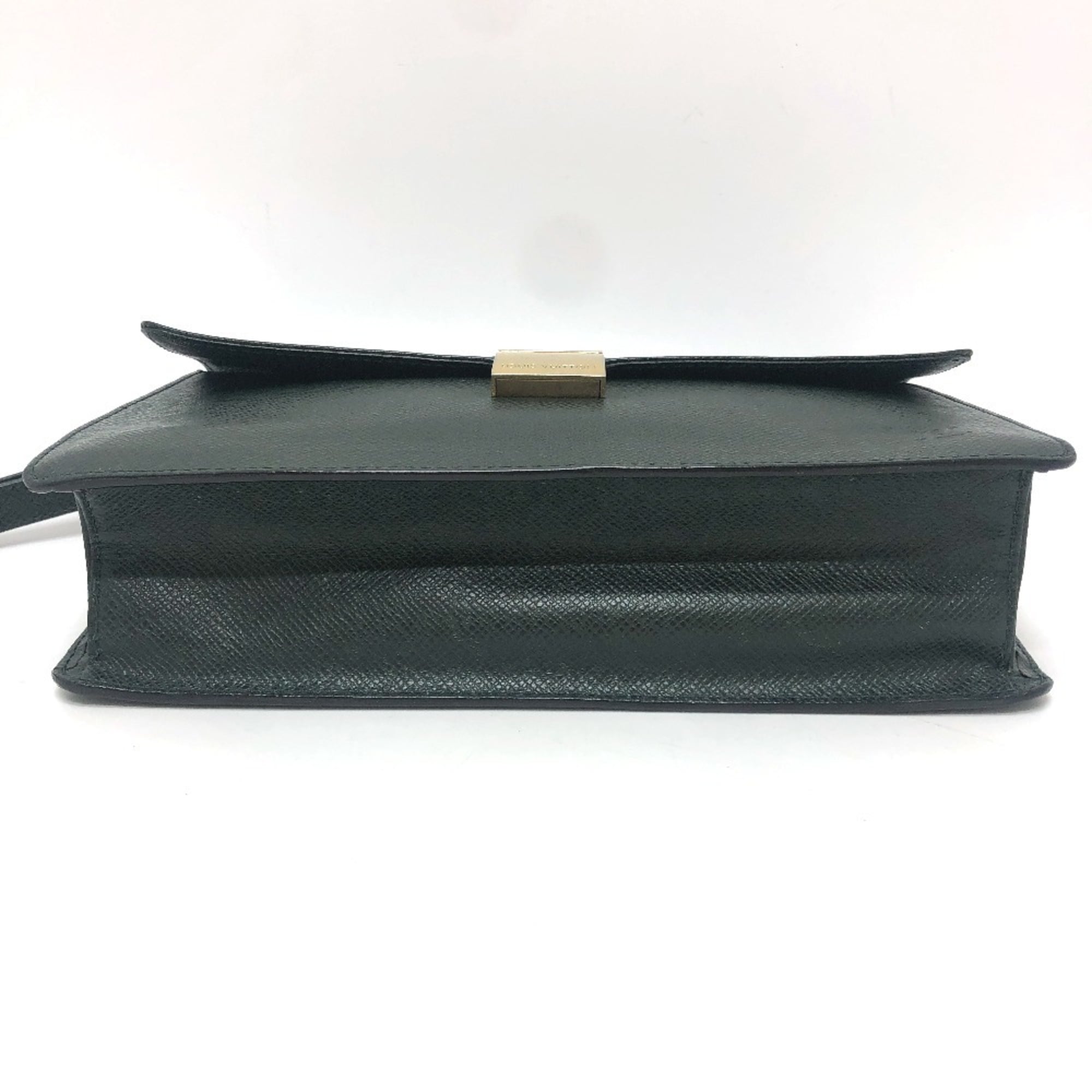 Louis Vuitton Episea Leather Taiga Leather Clutch Bag (Pre-Owned)