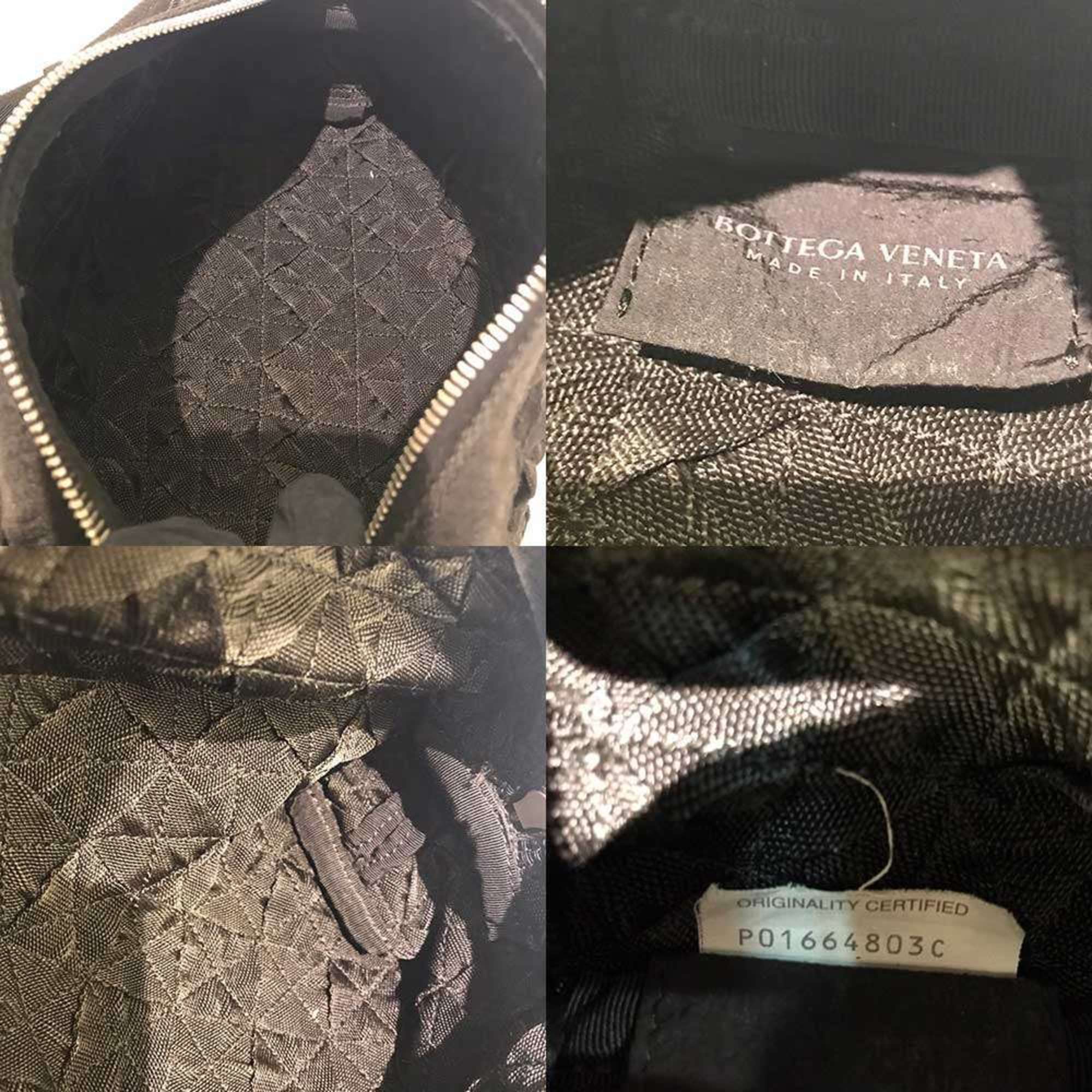 Bottega Veneta Black Intrecciato Sling Bag (Pre-Owned)