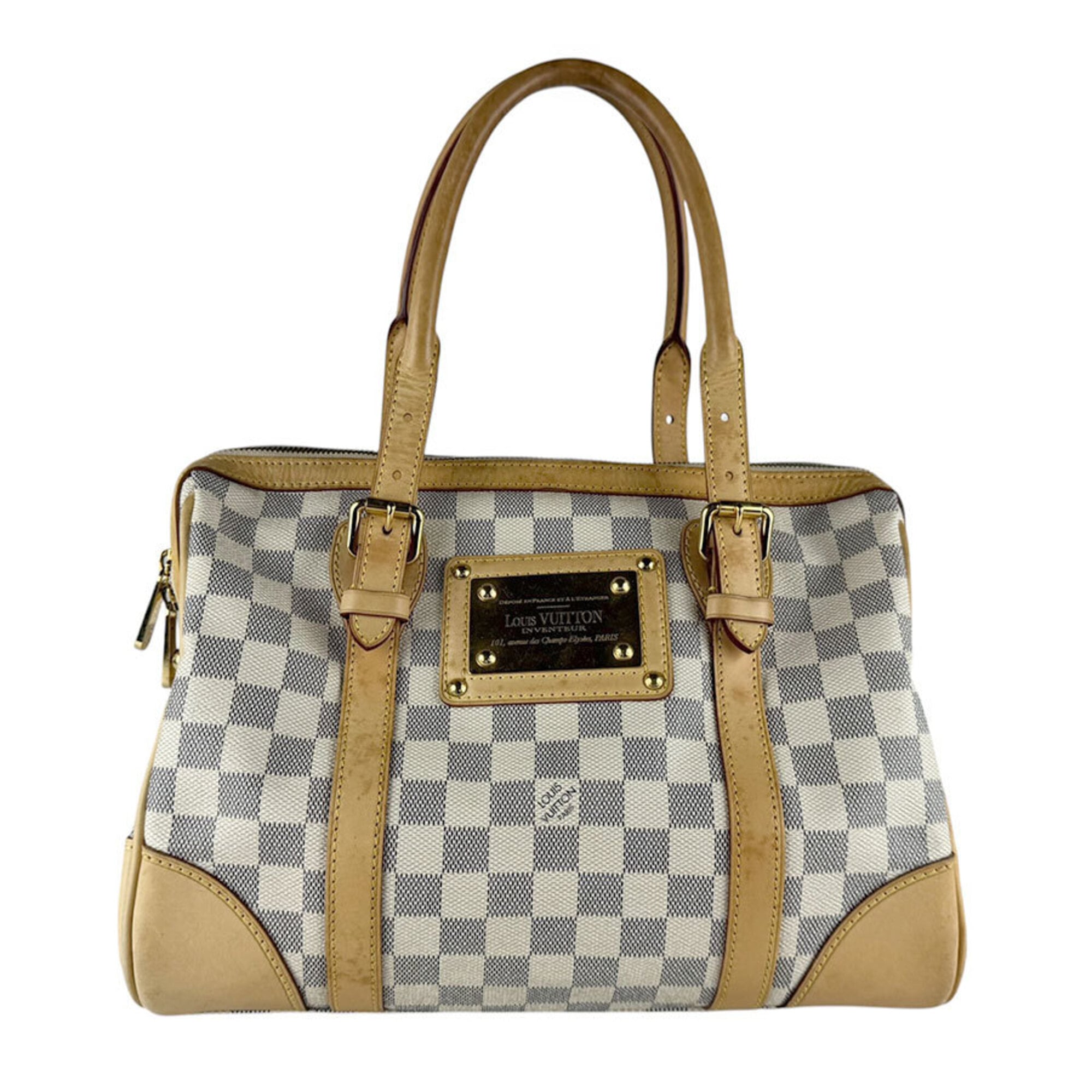 Louis Vuitton Damier Azur Damier Azur Handbag (Pre-Owned)