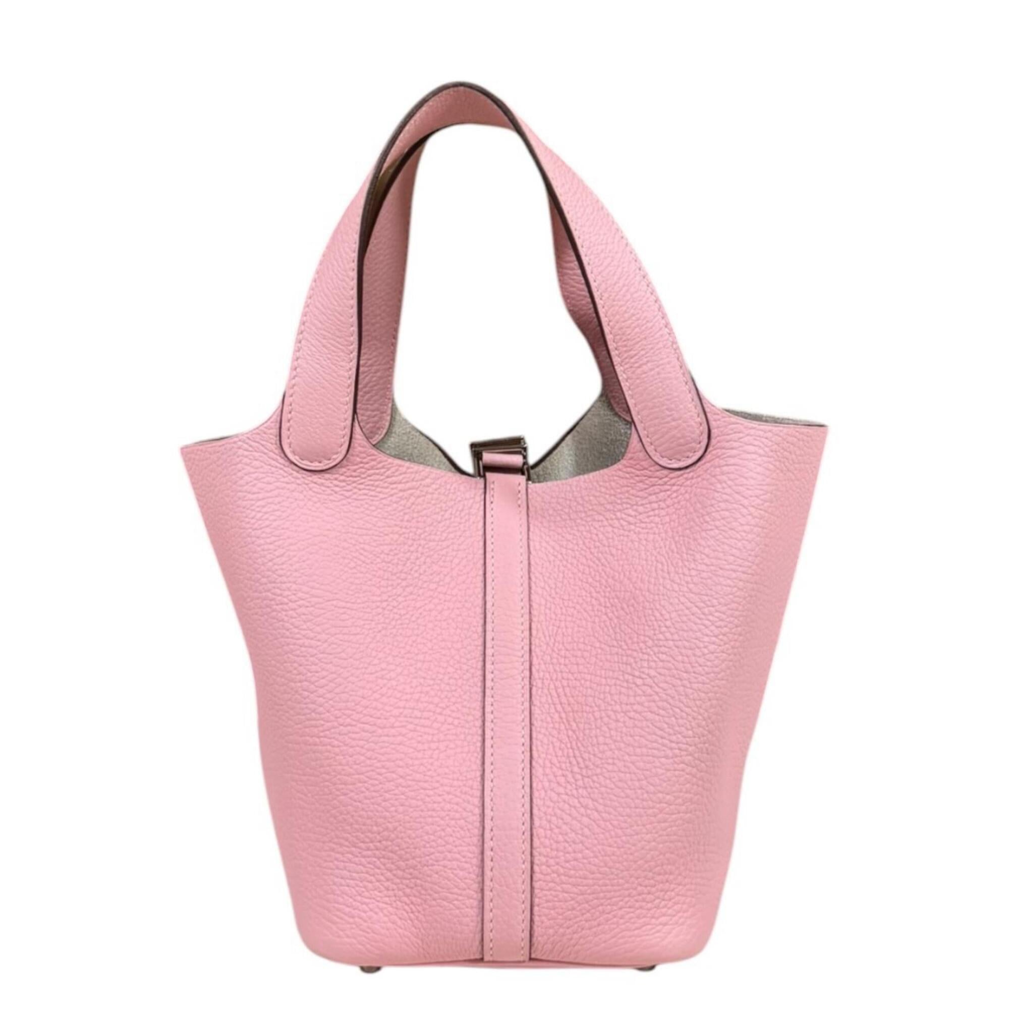 Hermes Picotin Pink Rose Sakura Handbag (Pre-Owned)