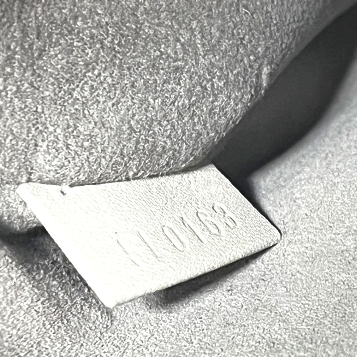 Louis Vuitton Gray Suede Handbag (Pre-Owned)