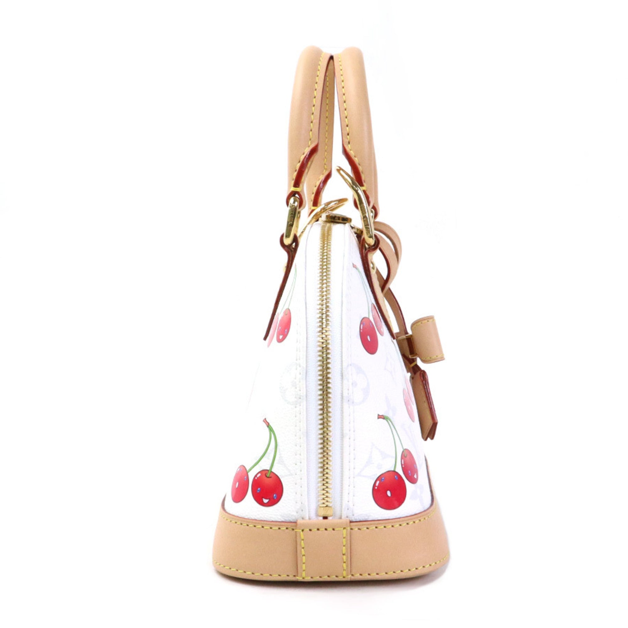 Louis Vuitton Monogram Cherry White Handbag Shoulder Bag (Pre-Owned)