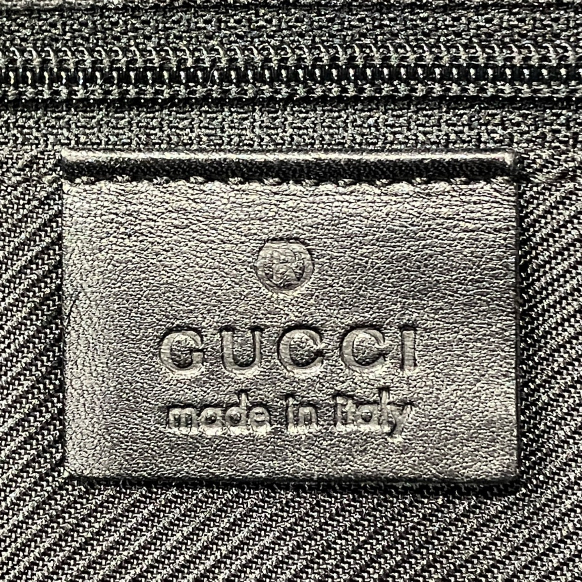 Gucci Black Canvas Tote Bag (Pre-Owned)