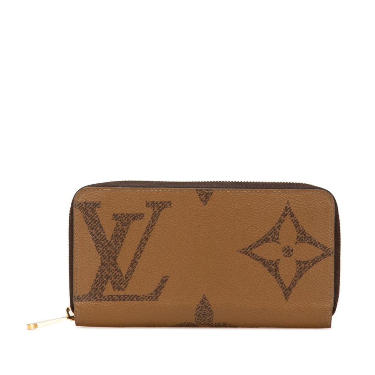 Louis Vuitton Brown Pvc Leather Long Wallet (Bi-Fold) (Pre-Owned)